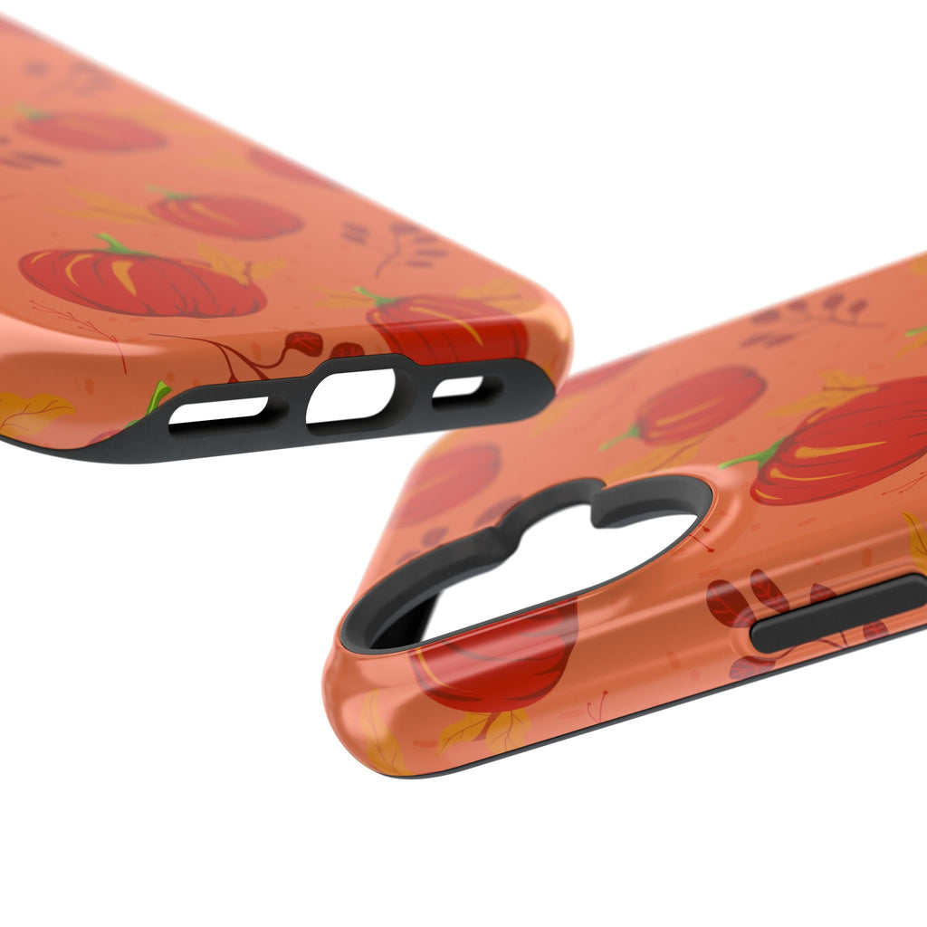 Pumpkin Design Magnetic Shockproof Phone Case for iPhone/Samsung