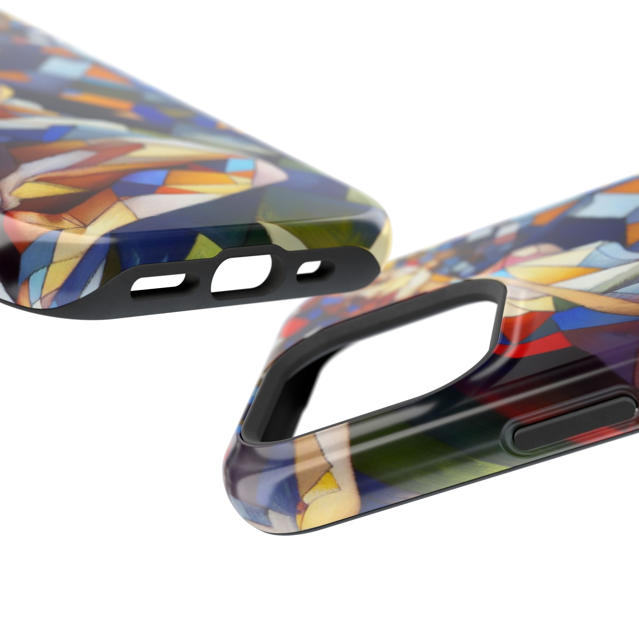 Impact Resistant Phone Case - Beautiful Woman Abstract Design Samsung