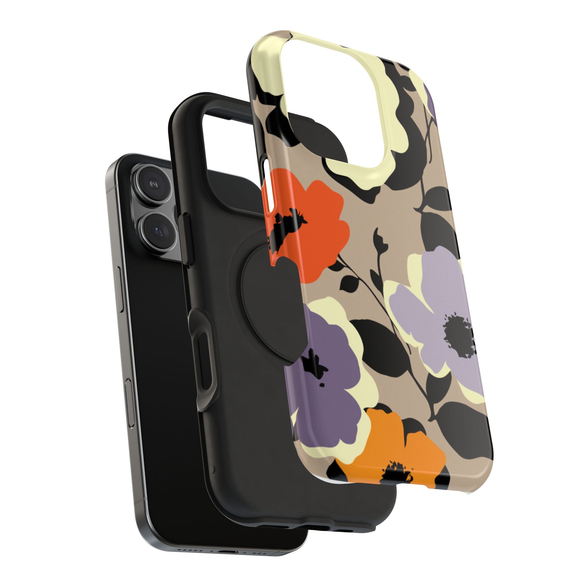 Floral Impact-Resistant Phone Case