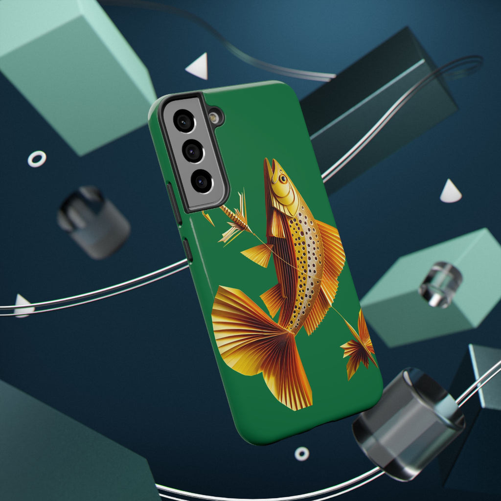 Impact Resistant Phone Case,  Lucky Charm Fish, Outdoor Enthusiast Gift