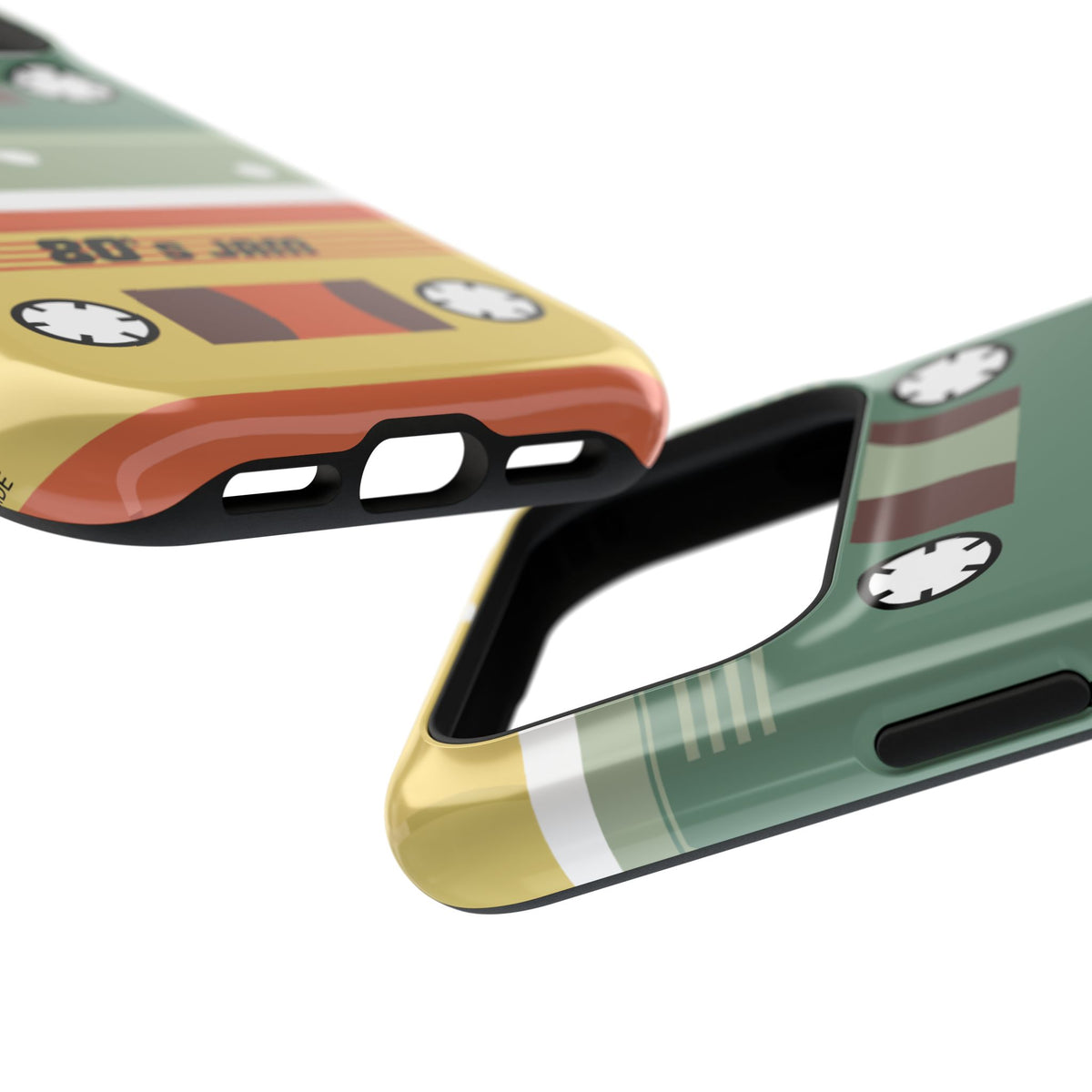 Retro Cassette Tape Impact-Resistant Phone Case — '80s Jam Vintage Music Design