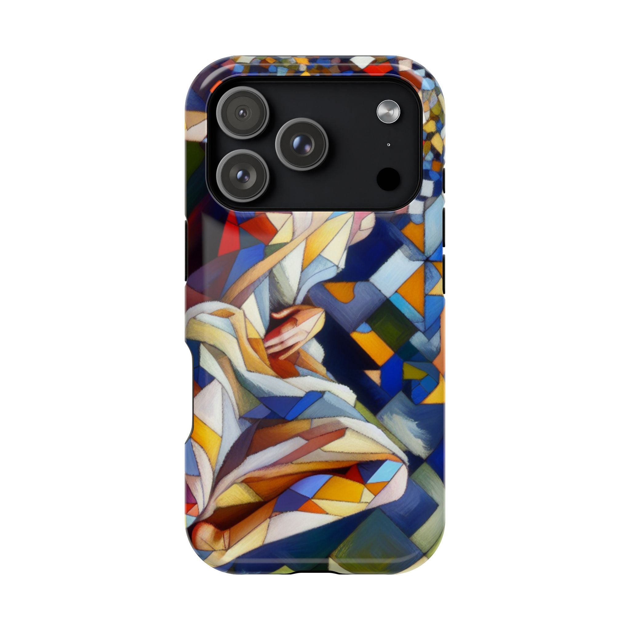 Impact Resistant Phone Case - Beautiful Woman Abstract Design Samsung