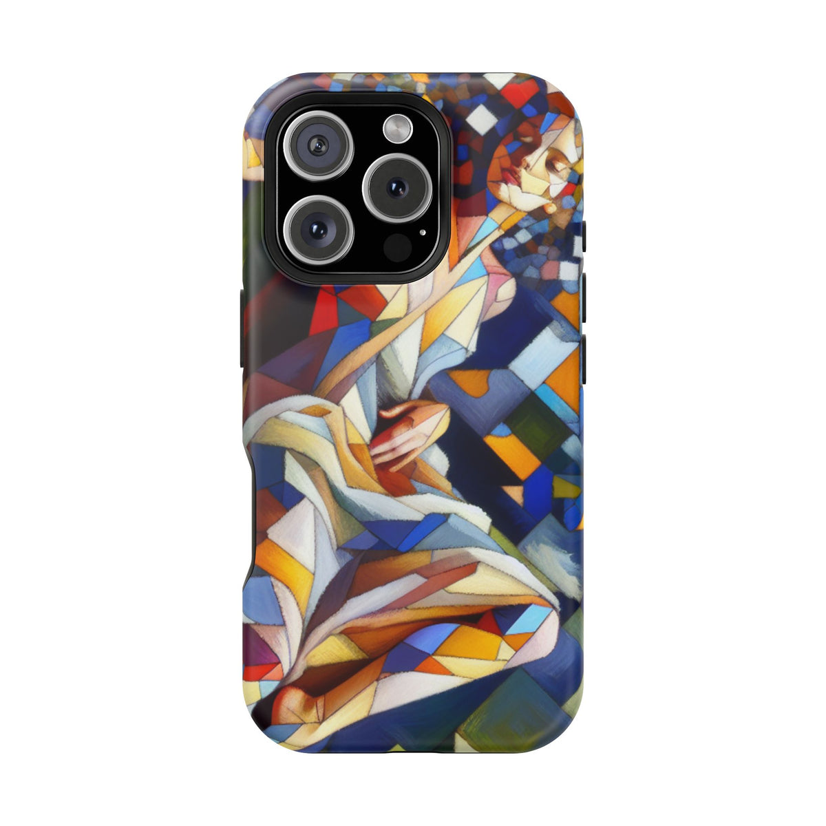 Stained Glass Angel Phone Case - Impact Resistant Art Phone Cover