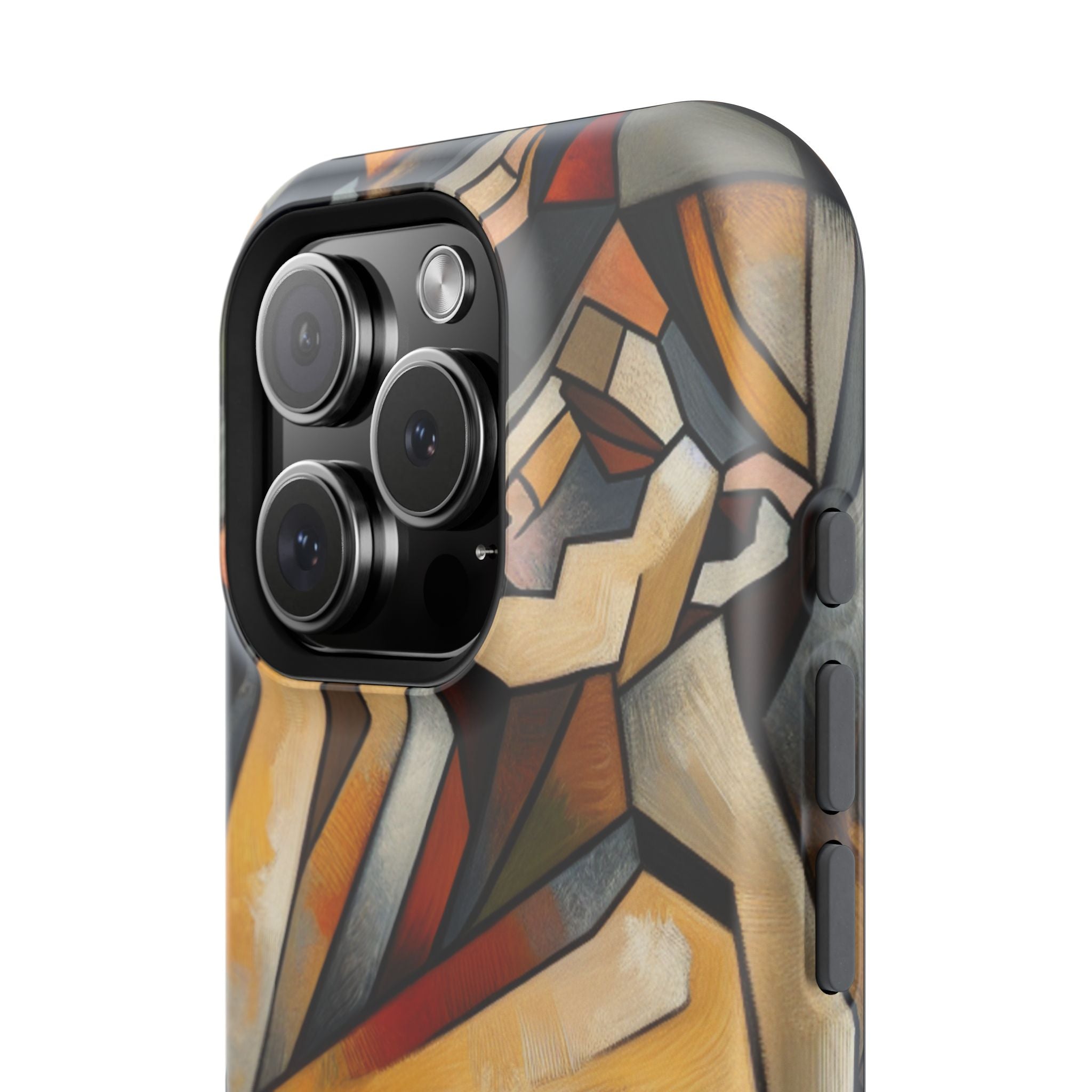 Impact Resistant Phone Case - Woman Abstract Design