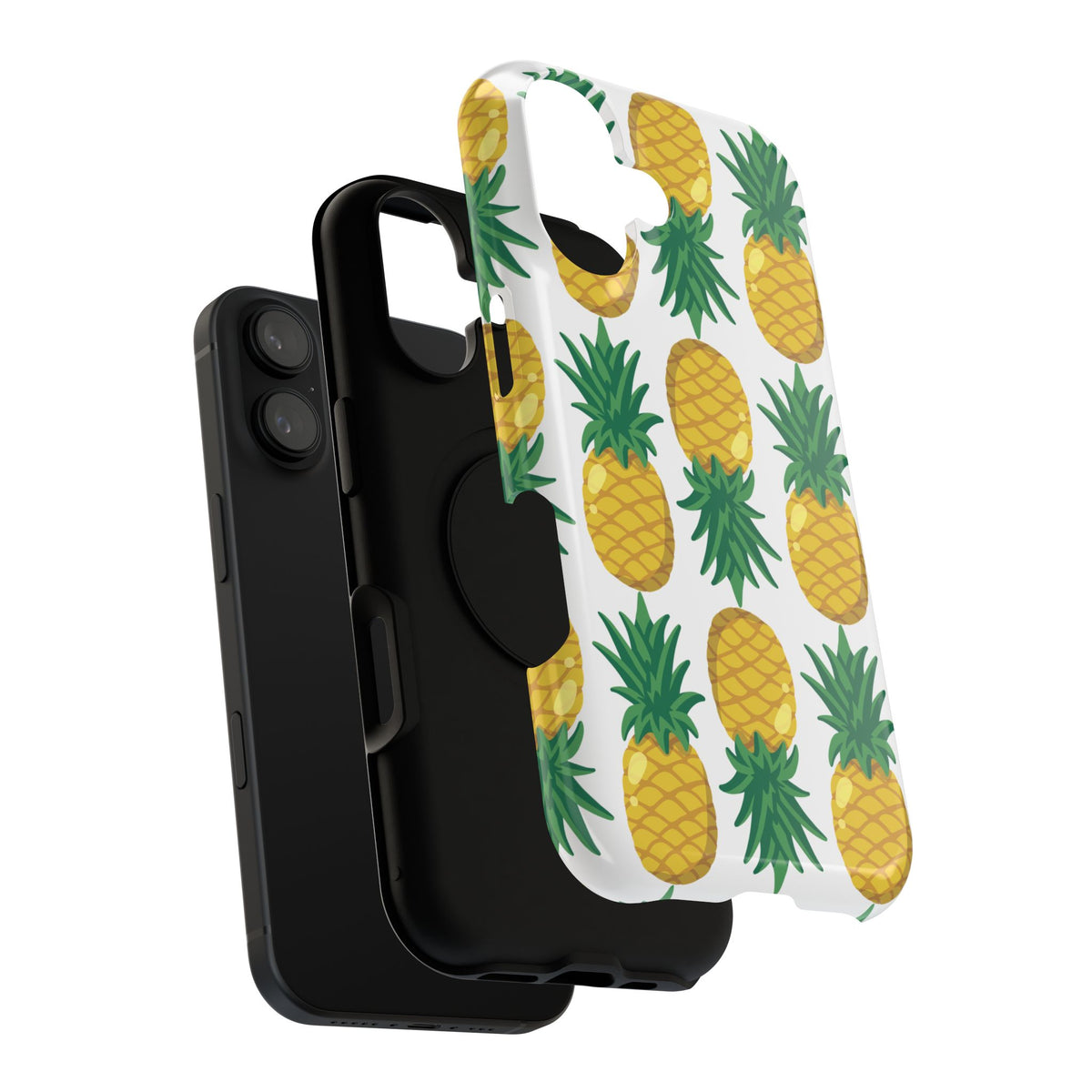 Pineapple Print Phone Case - Impact-Resistant