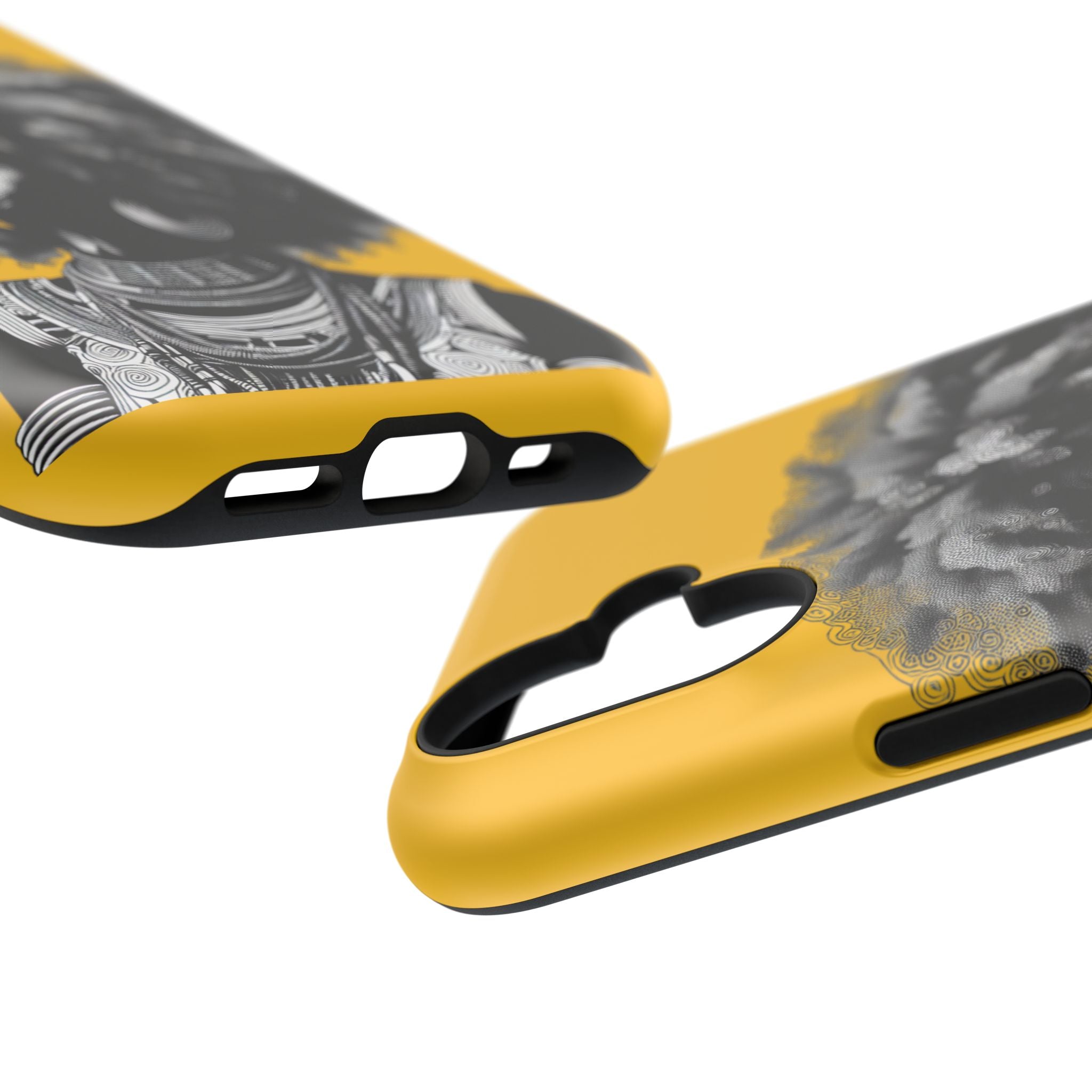 Bold African Art Impact Resistant  Phone Case