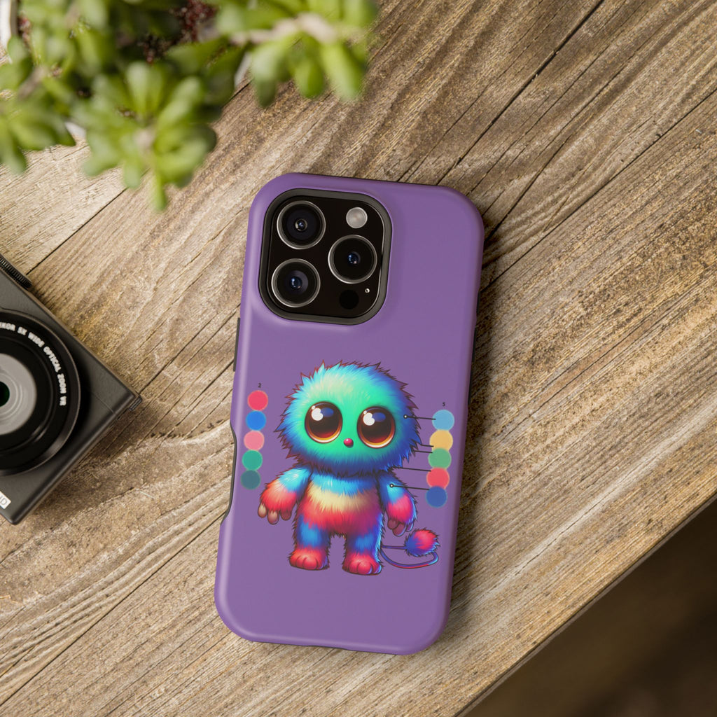 Colorful Cute Monster Impact Resistant Phone Case