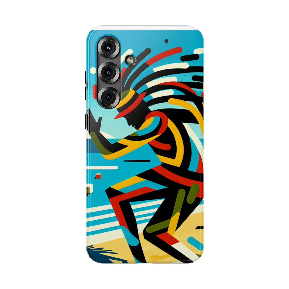 Vibrant Tribal Runner Impact Resistant Phone Case