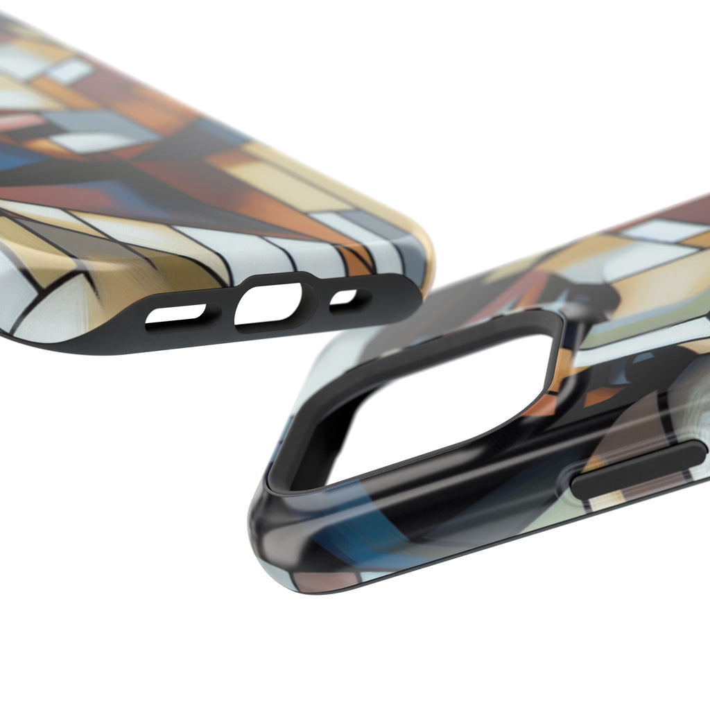 Impact Resistant Phone Case -Woman Looking Side Abstract