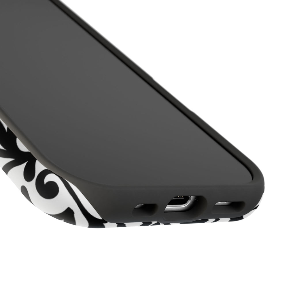 Stylish Black & White Design Phone Case