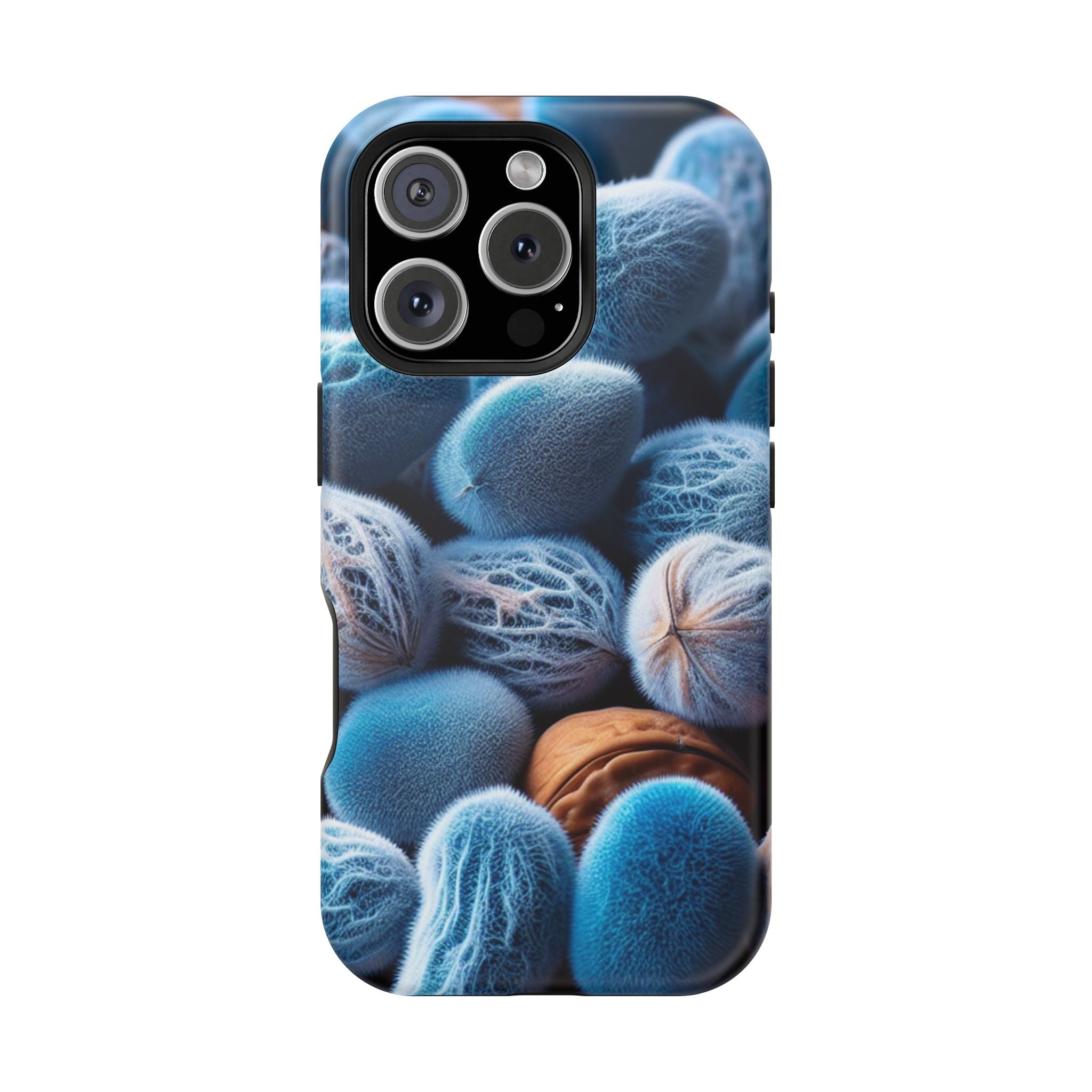 Impact Resistant Though Phone Case Blue Nuts