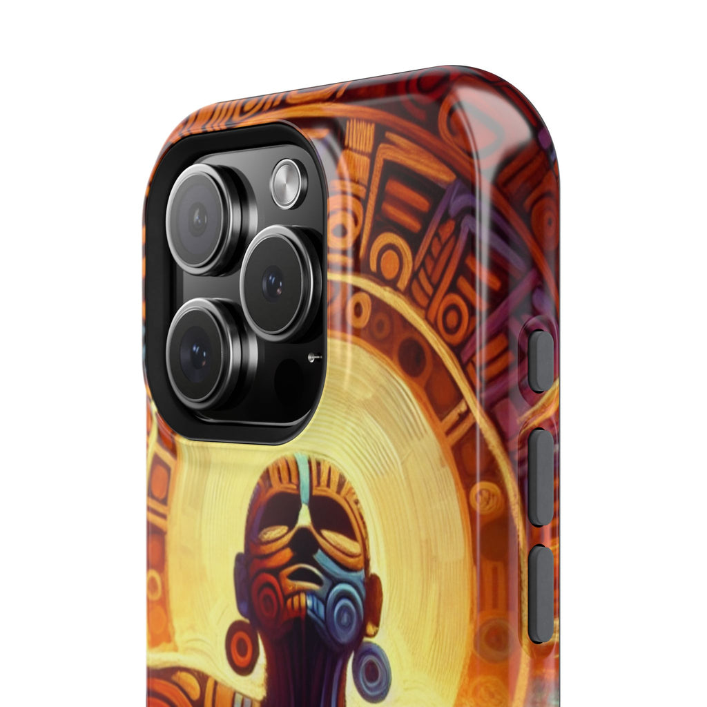 Impact Resistant Phone Case - Aztec Man