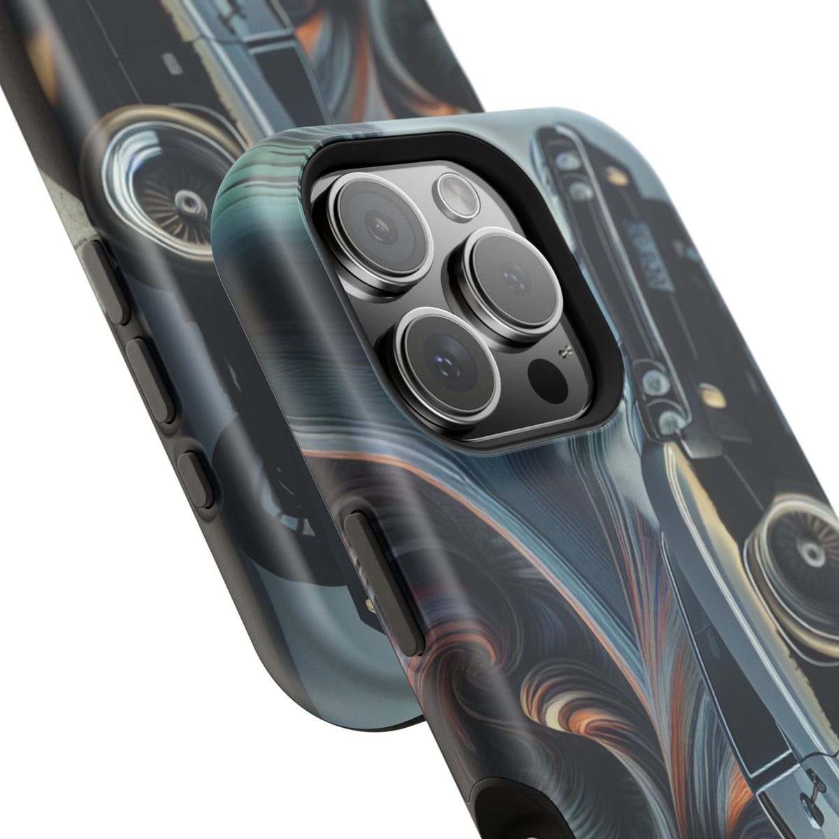 Vintage Muscle Car Phone Case — Retro Racing Art Impact-Resistant Case