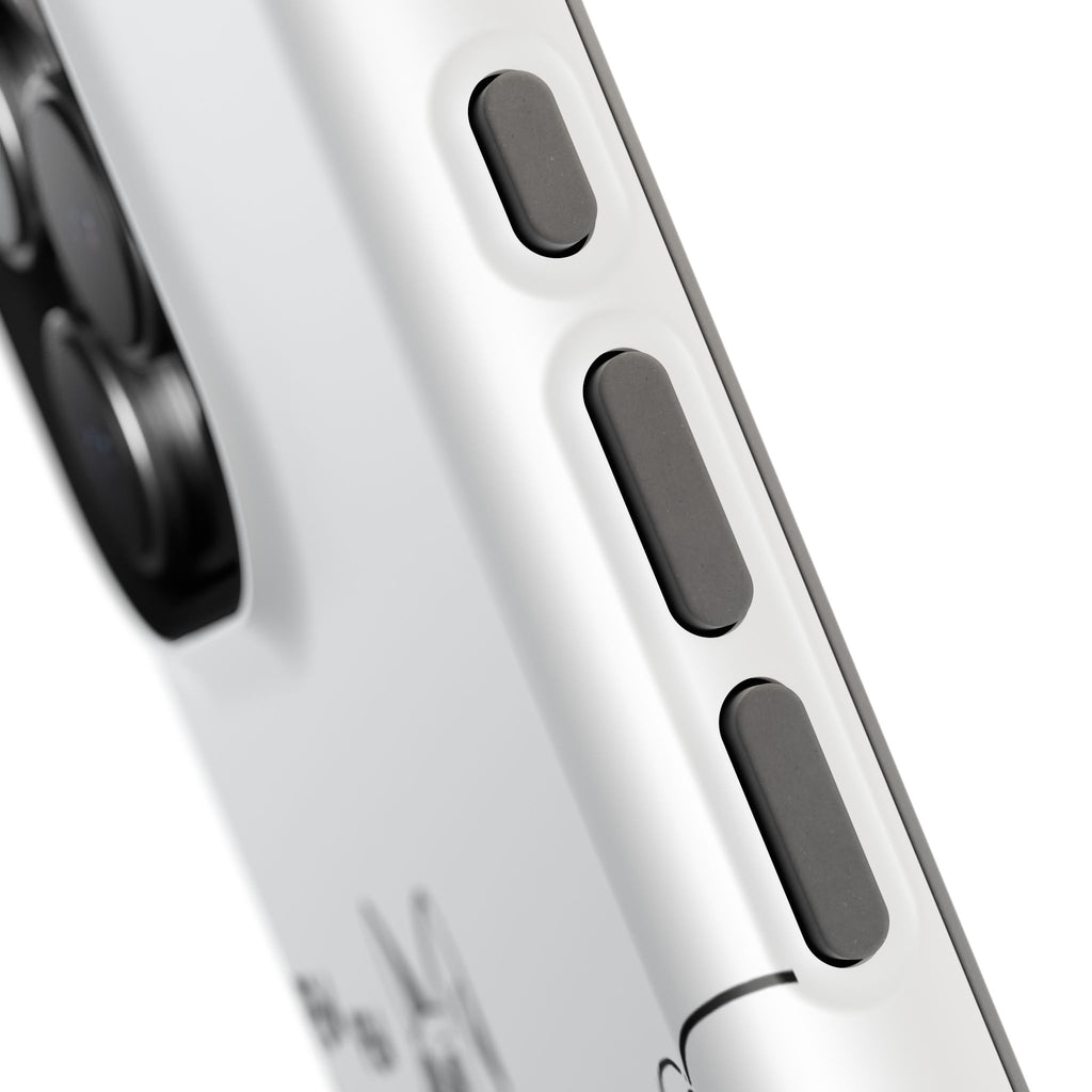 Cat Shooting 'Pew Pew' Phone Case — Impact-Resistant iPhone Cover