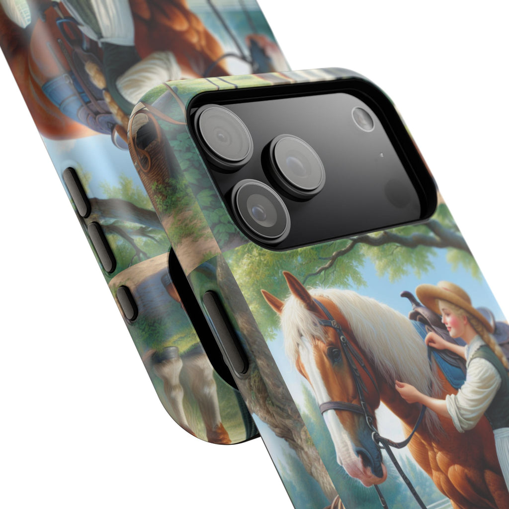 Classic Horse Care Impact Resistant Phone Case