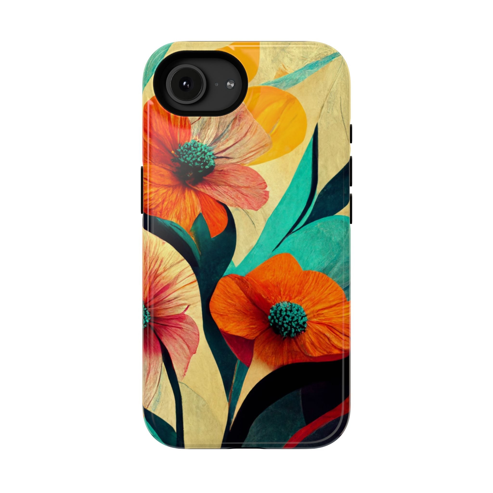 Floral Impact-Resistant Phone Case
