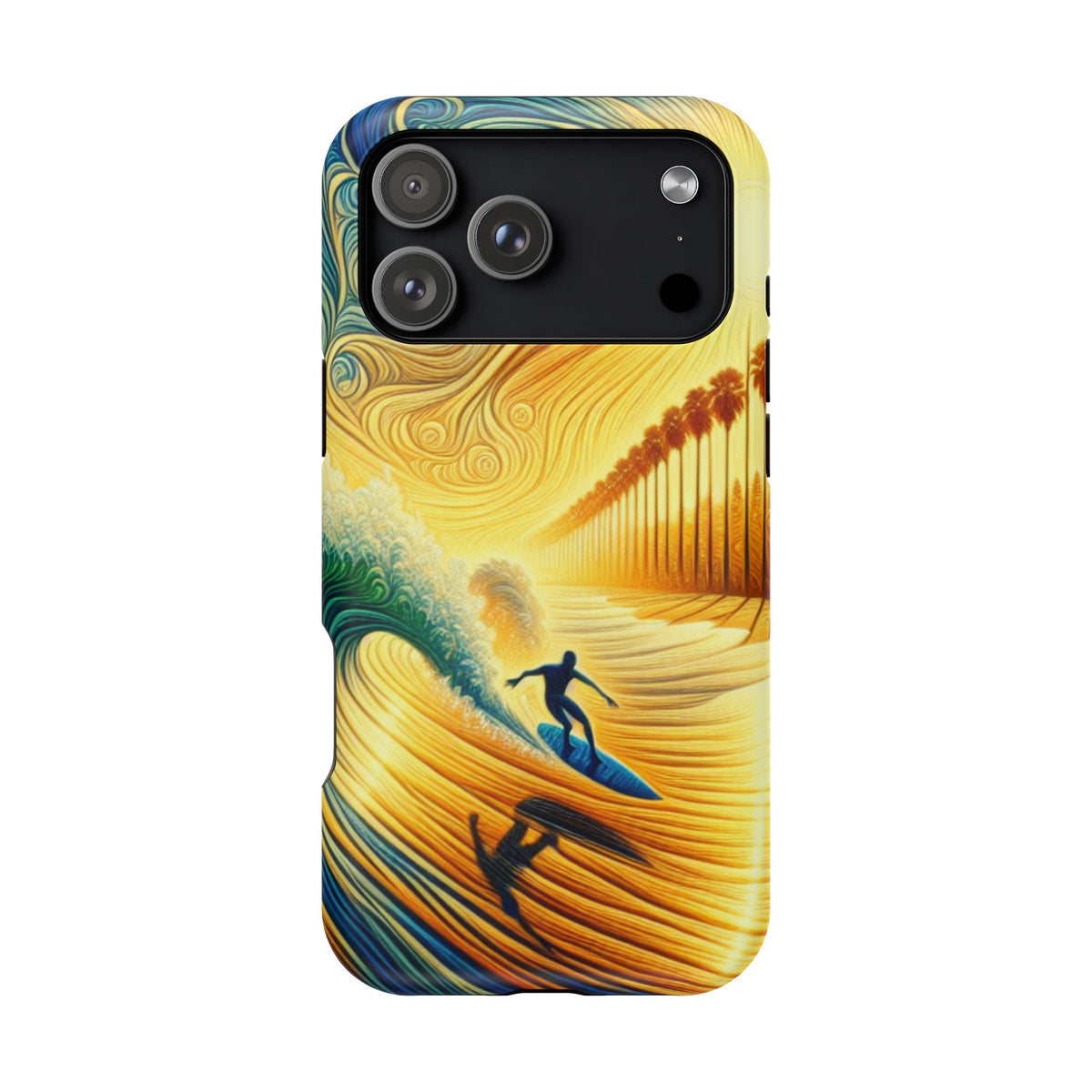 Surfer Sunrise Impact-Resistant Phone Case