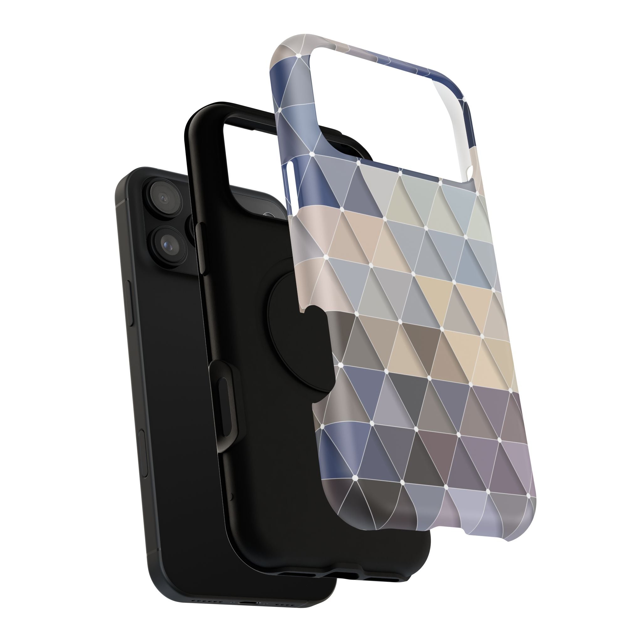 Geometric Phone Case - Stylish Impact-Resistant