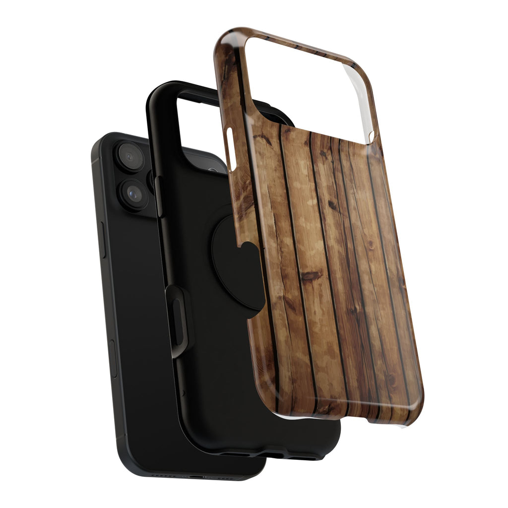 Rustic Wood Phone Case | Impact-Resistant