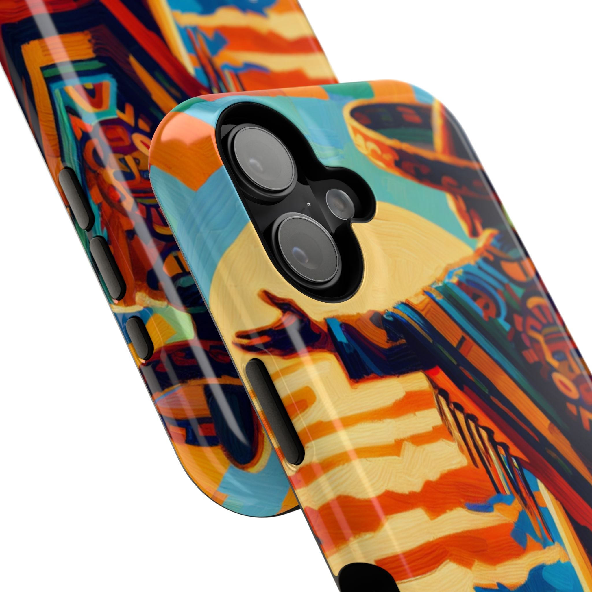 Impact Resistant Phone Case Sombrero Man Art