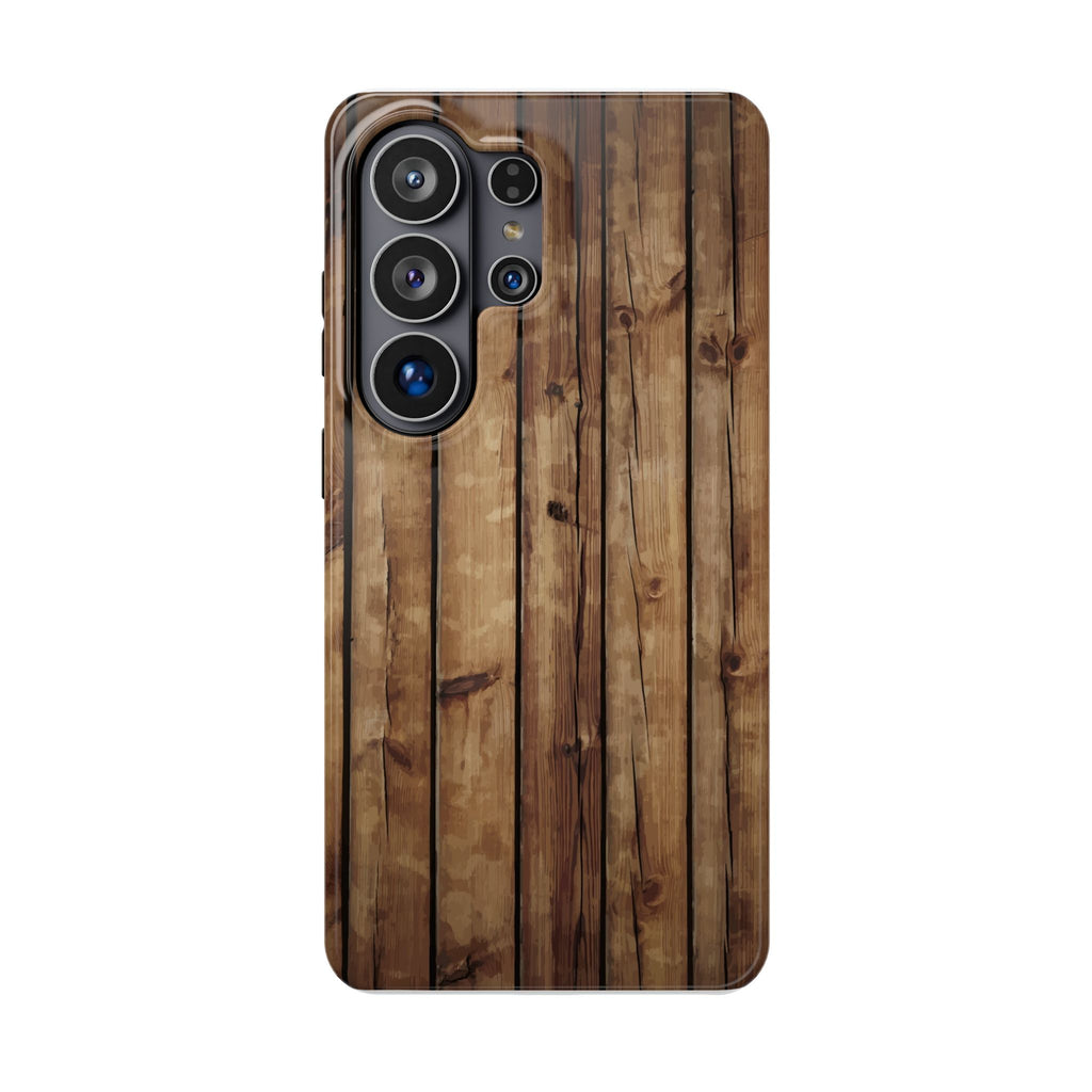Rustic Wood Phone Case | Impact-Resistant