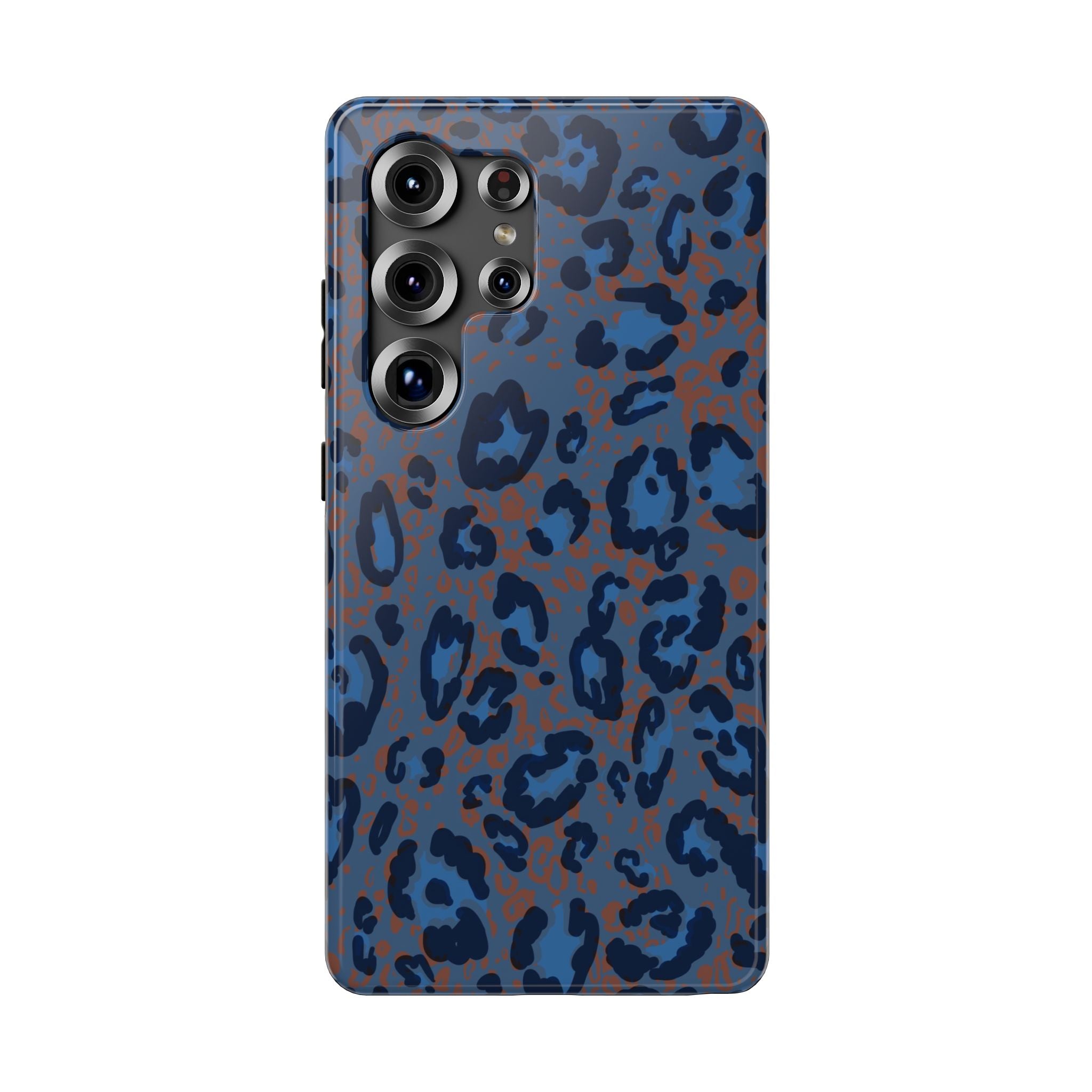 Leopard Print Phone Case, Impact-Resistant