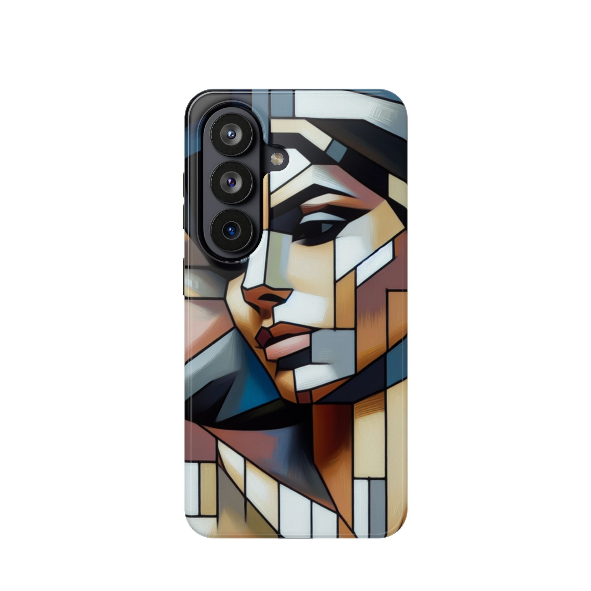 Impact Resistant Phone Case -Woman Looking Side Abstract