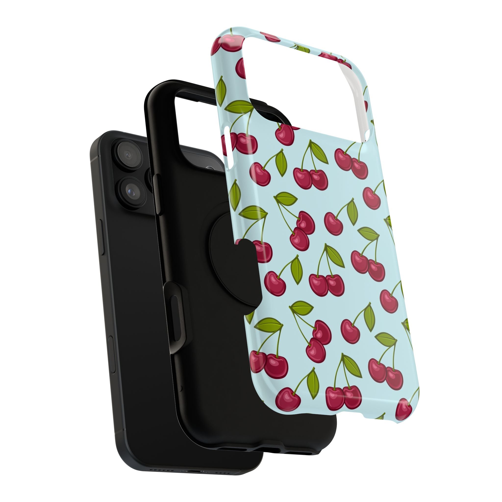 Cherry Pattern Phone Case, Cute Cherry