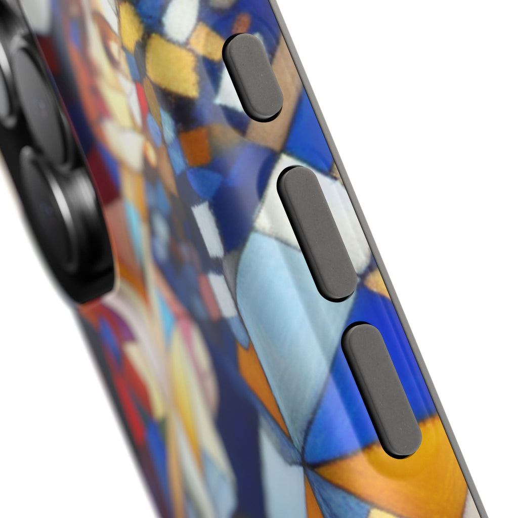 Impact Resistant Phone Case - Beautiful Woman Abstract Design Samsung