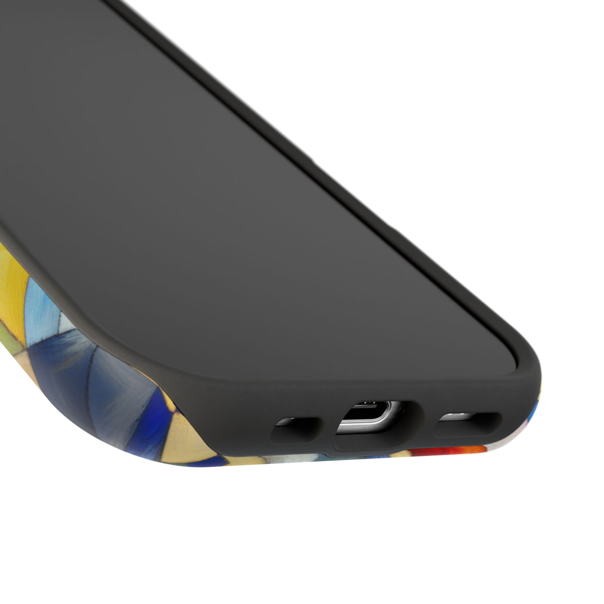Abstract Stained Glass Dragon Impact Phone Case