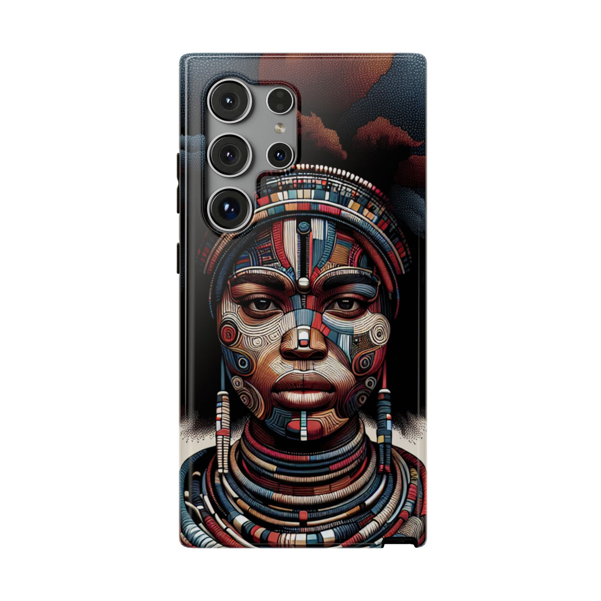 Cultural Art Impact Resistant Phone Case for iPhone/Samsung