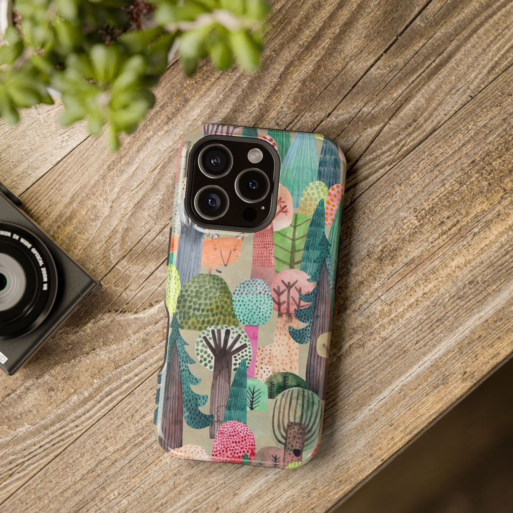 Whimsical Forest Phone Case - Impact-Resistant