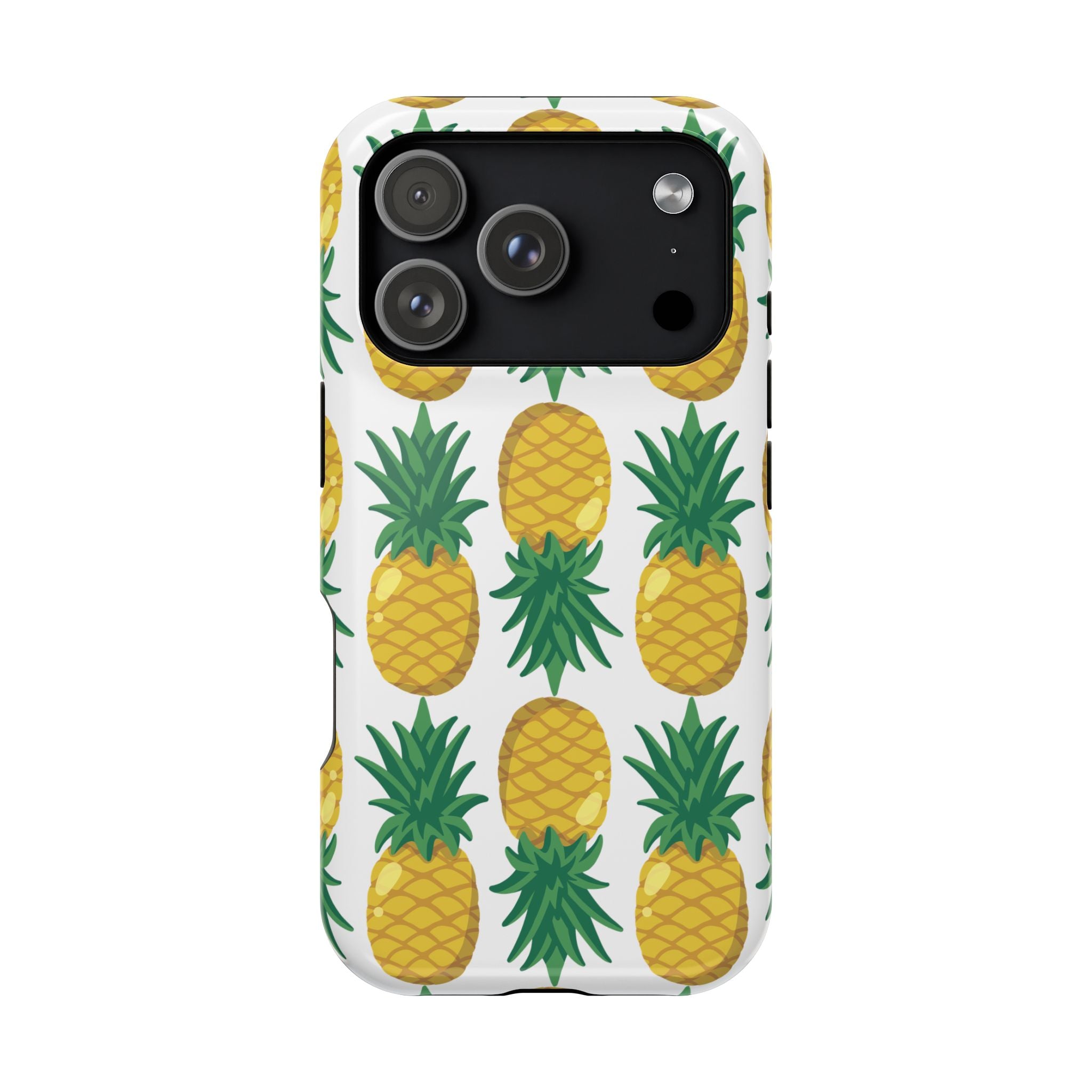 Pineapple Print Phone Case - Impact-Resistant