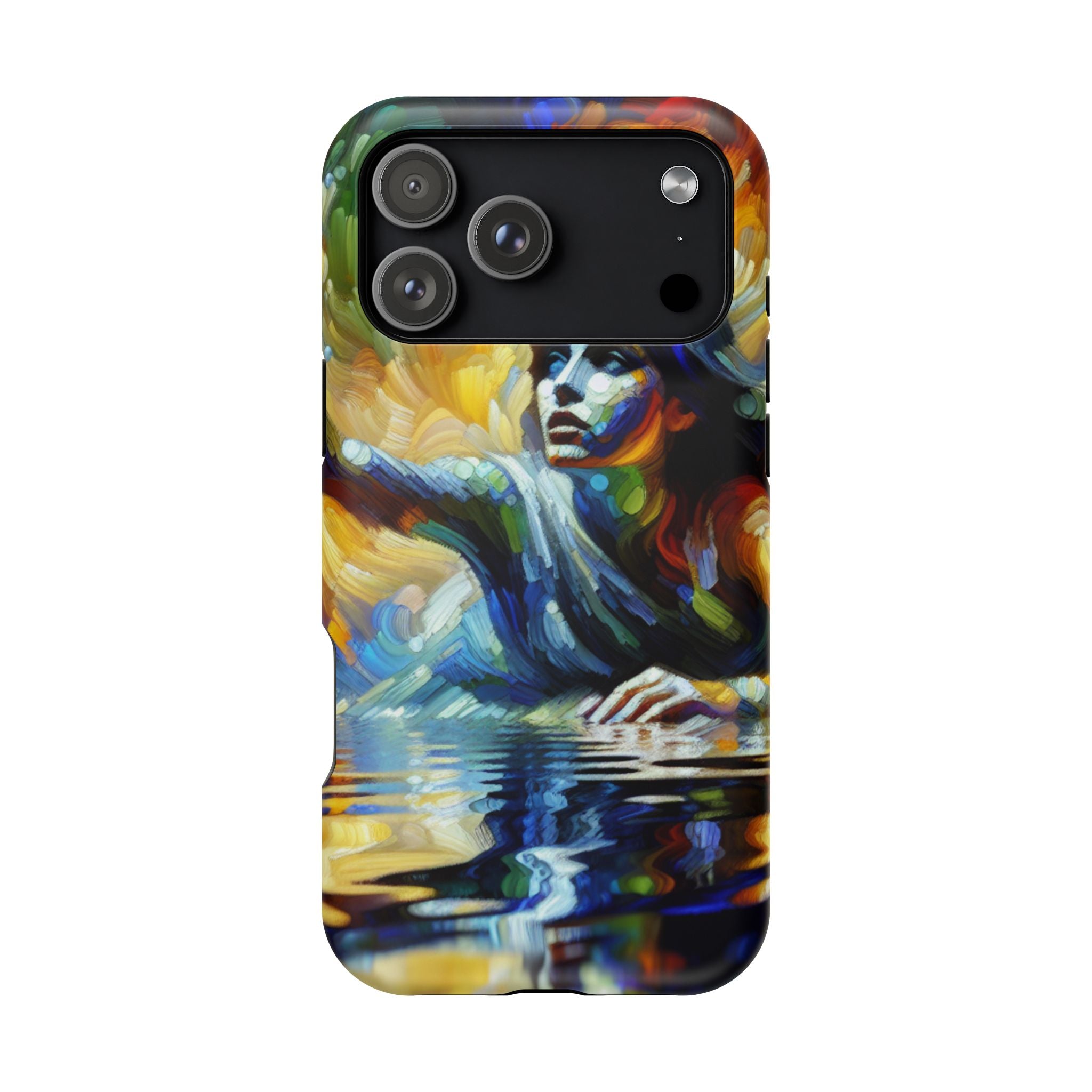 Abstract Woman Impact Resistant Phone Tough Case