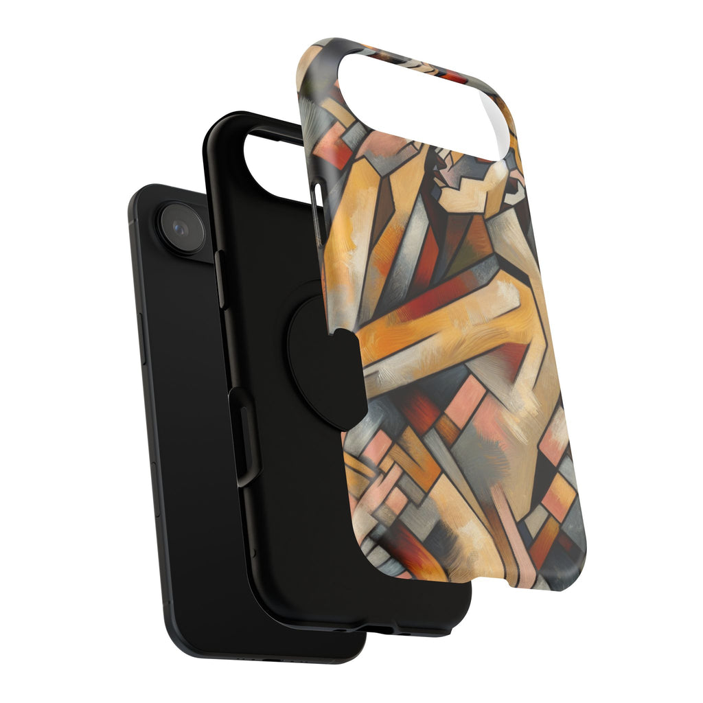 Impact Resistant Phone Case - Sleeping  Woman Abstract