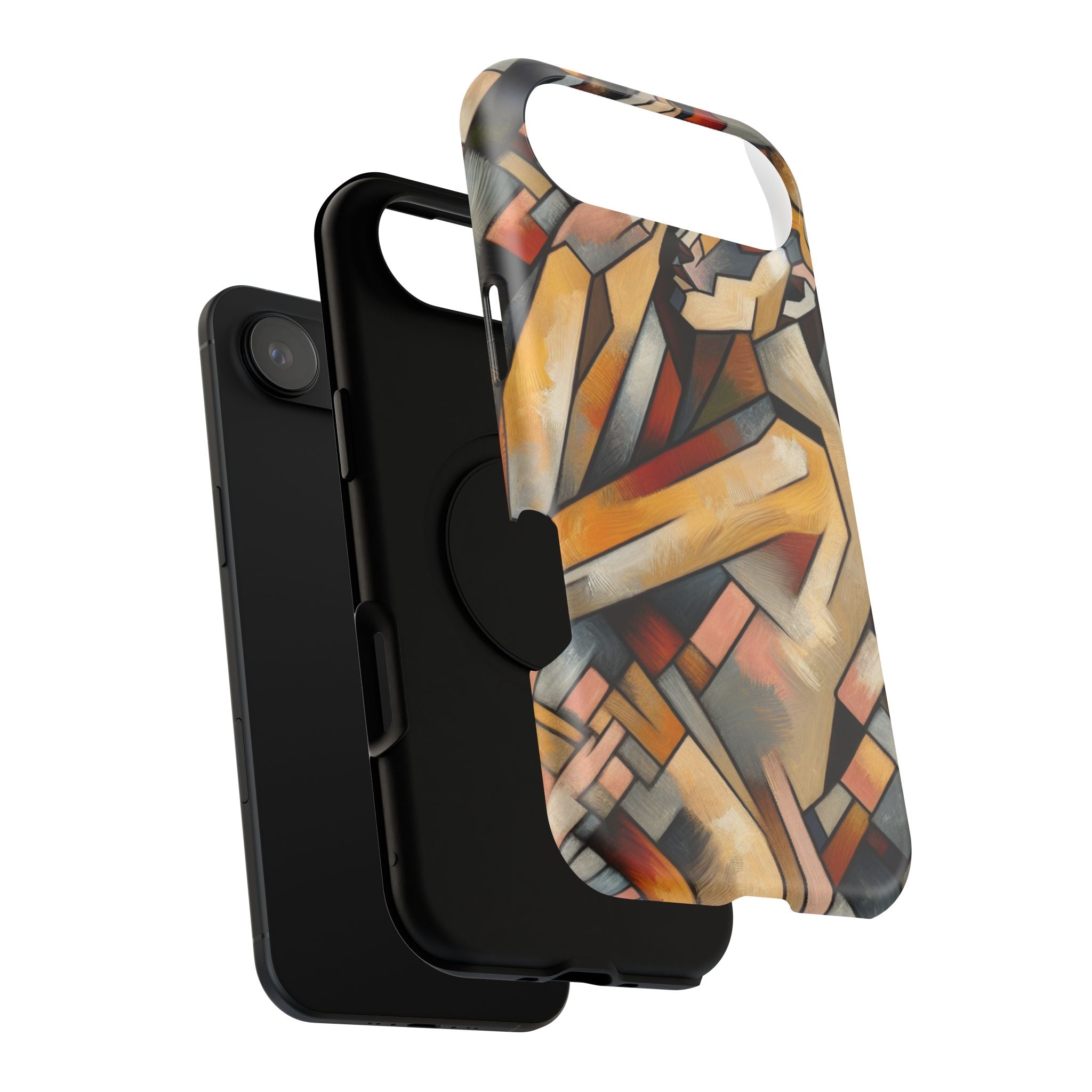 Impact Resistant Phone Case - Sleeping  Woman Abstract