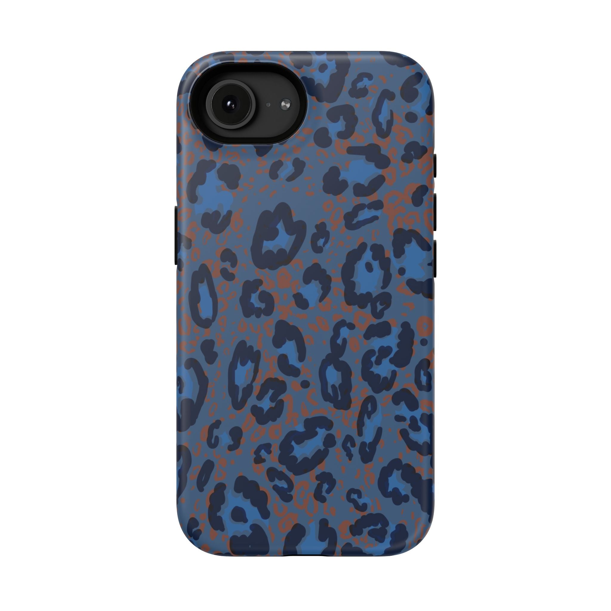 Leopard Print Phone Case, Impact-Resistant