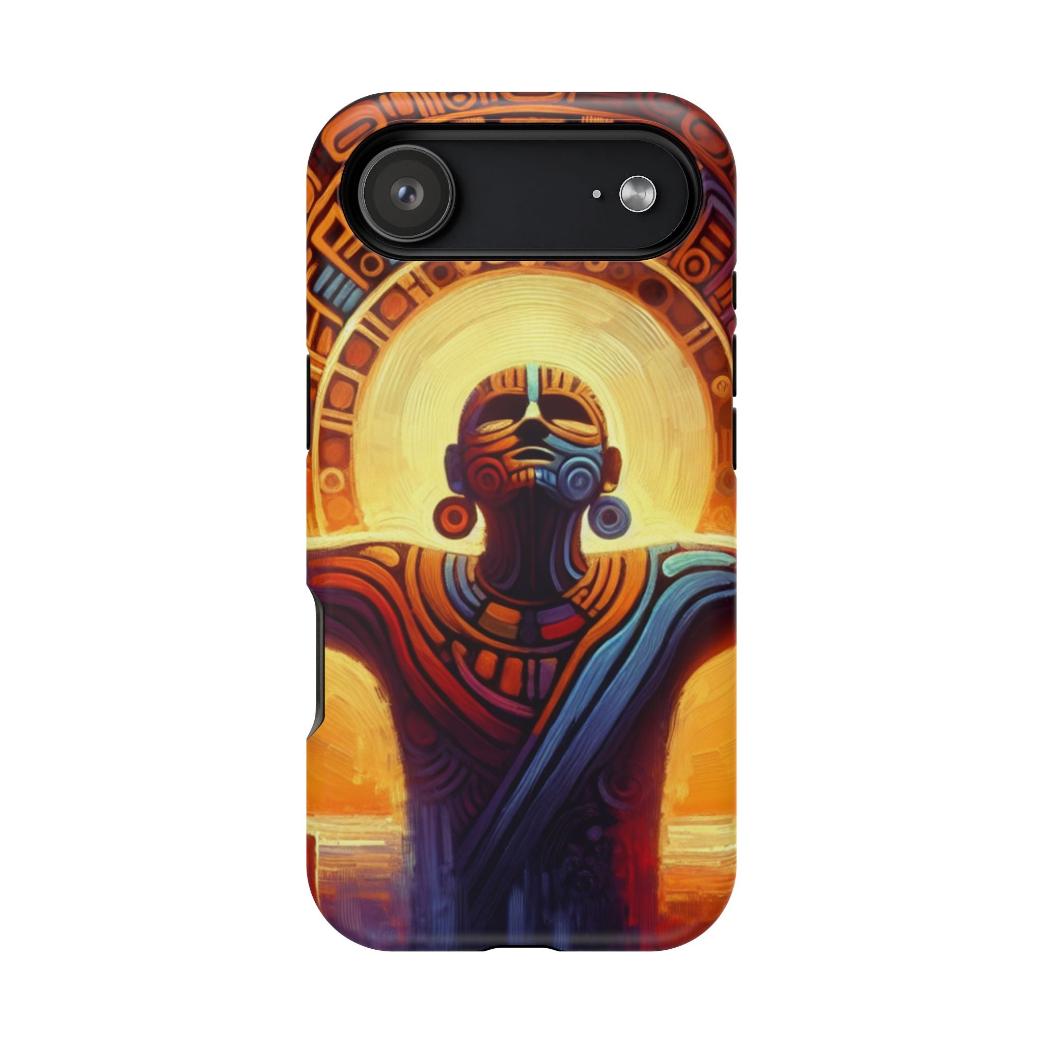 Impact Resistant Phone Case - Aztec Man