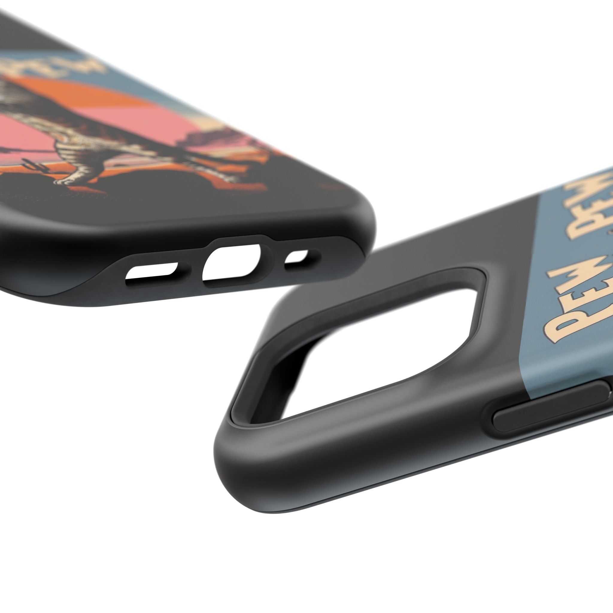 Impact Resistant Phone Tough Case - Pew Pew Kitty Dessert Design