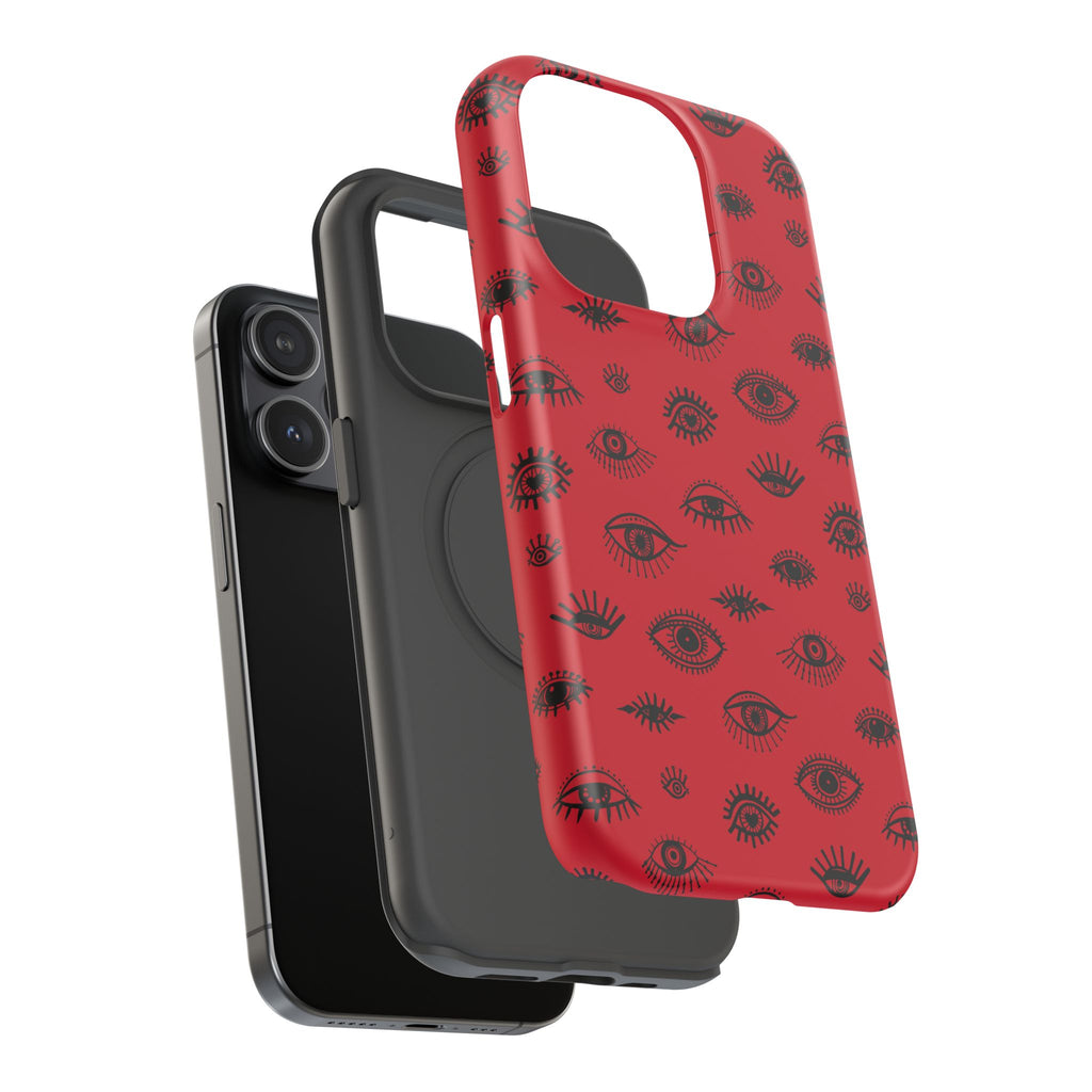 Bold Eye Phone Case, Impact-Resistant