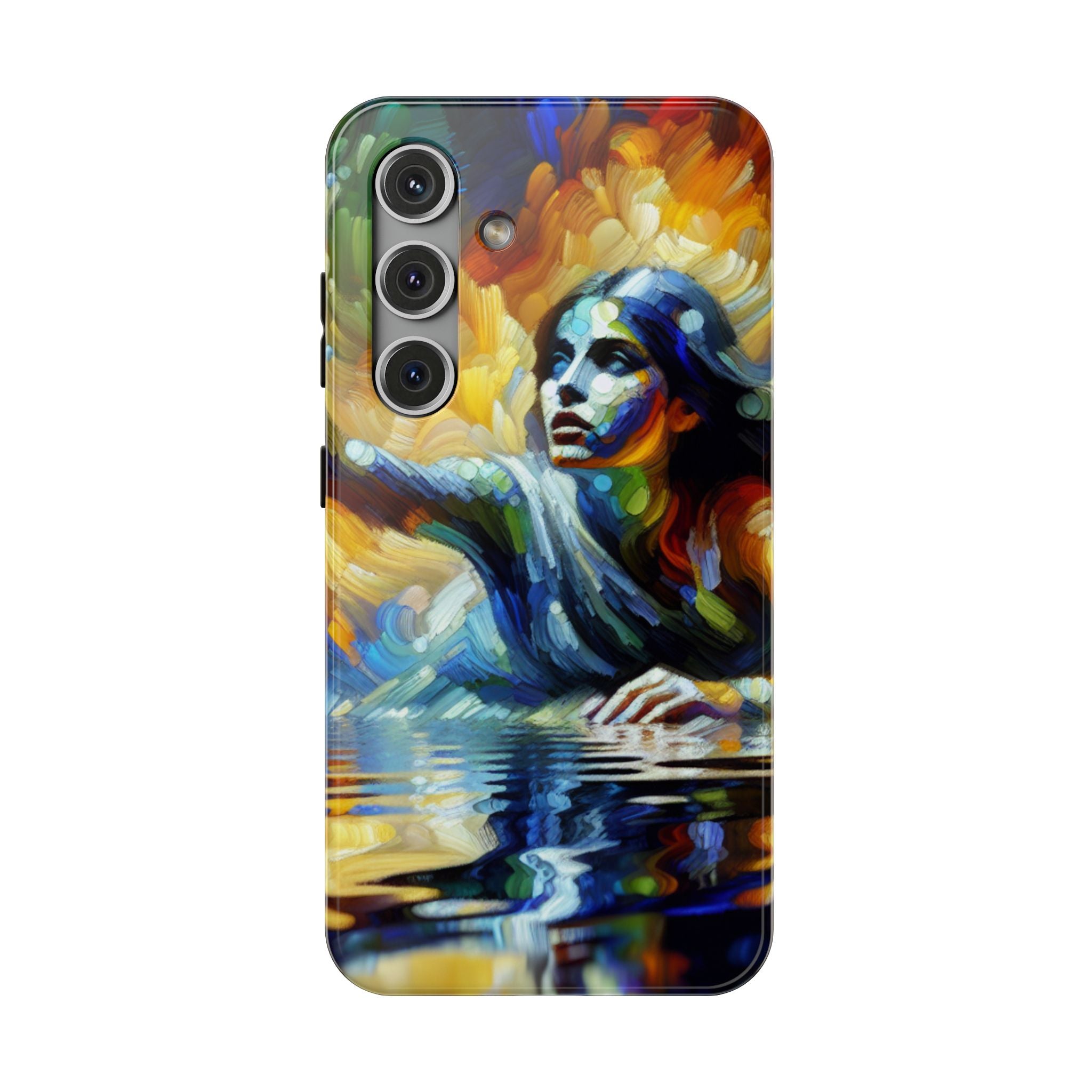 Abstract Woman Impact Resistant Phone Tough Case