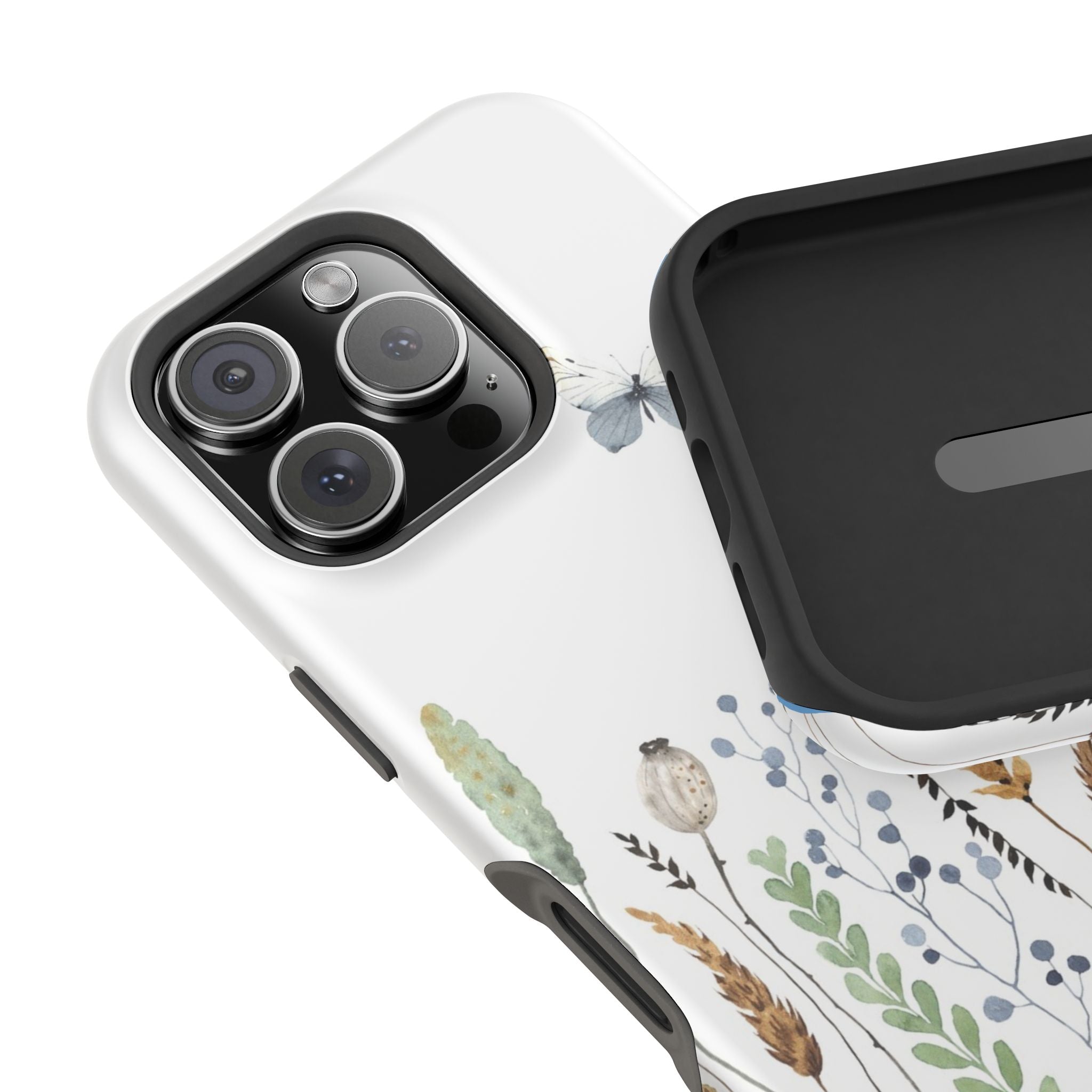 Floral Impact-Resistant Phone Case