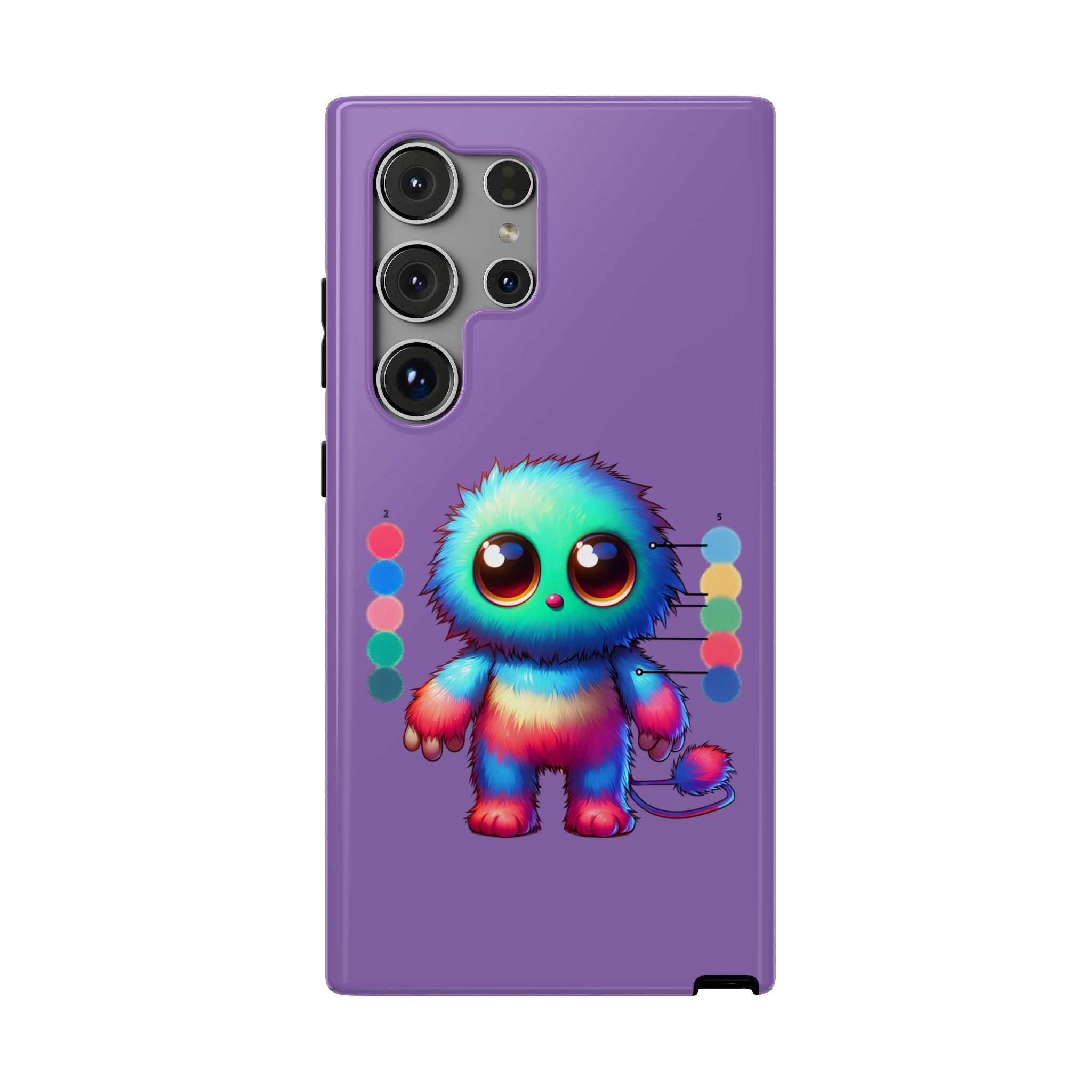 Colorful Cute Monster Impact Resistant Phone Case