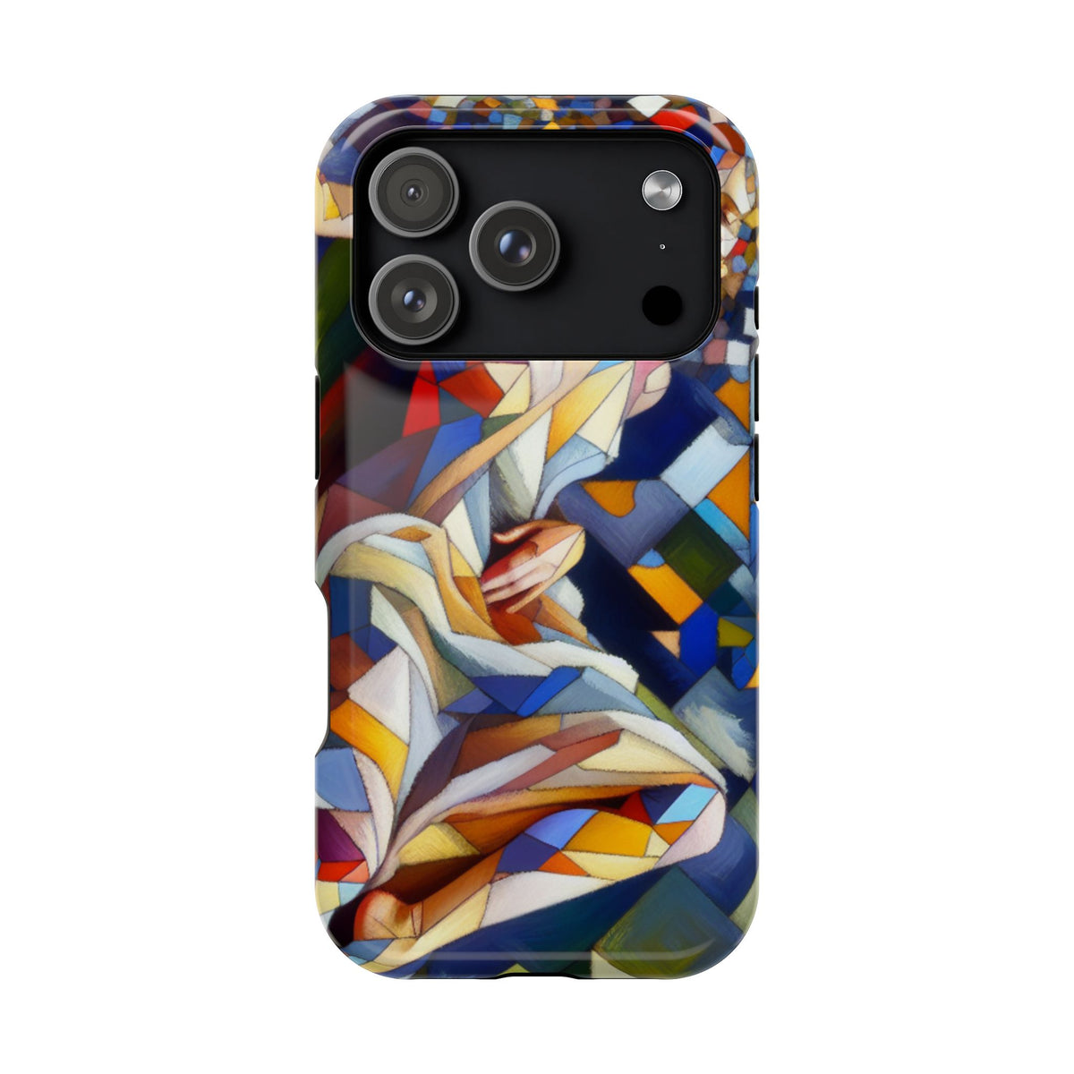 Stained Glass Angel Phone Case - Impact Resistant Art Phone Cover