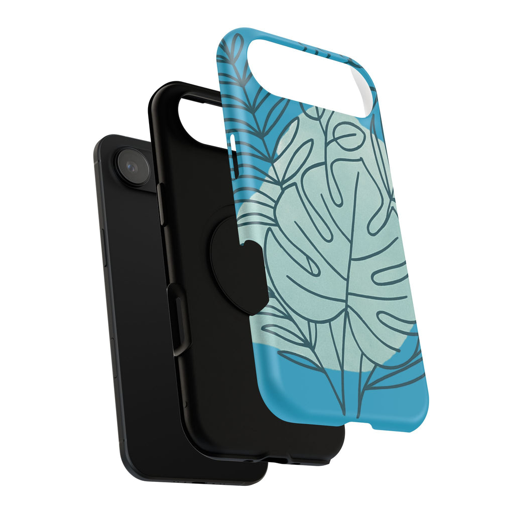 Tropical Floral Phone Case, Impact-Resistant