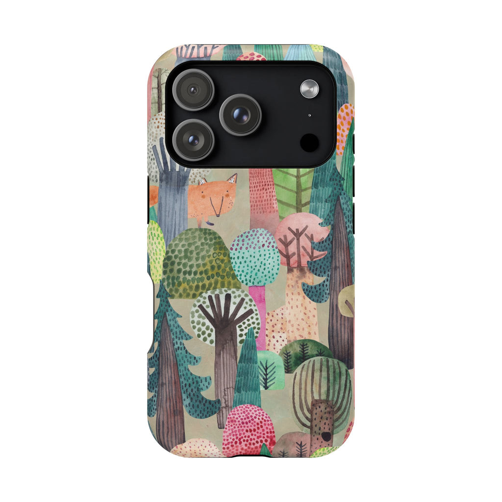Whimsical Forest Fox Impact Phone Case