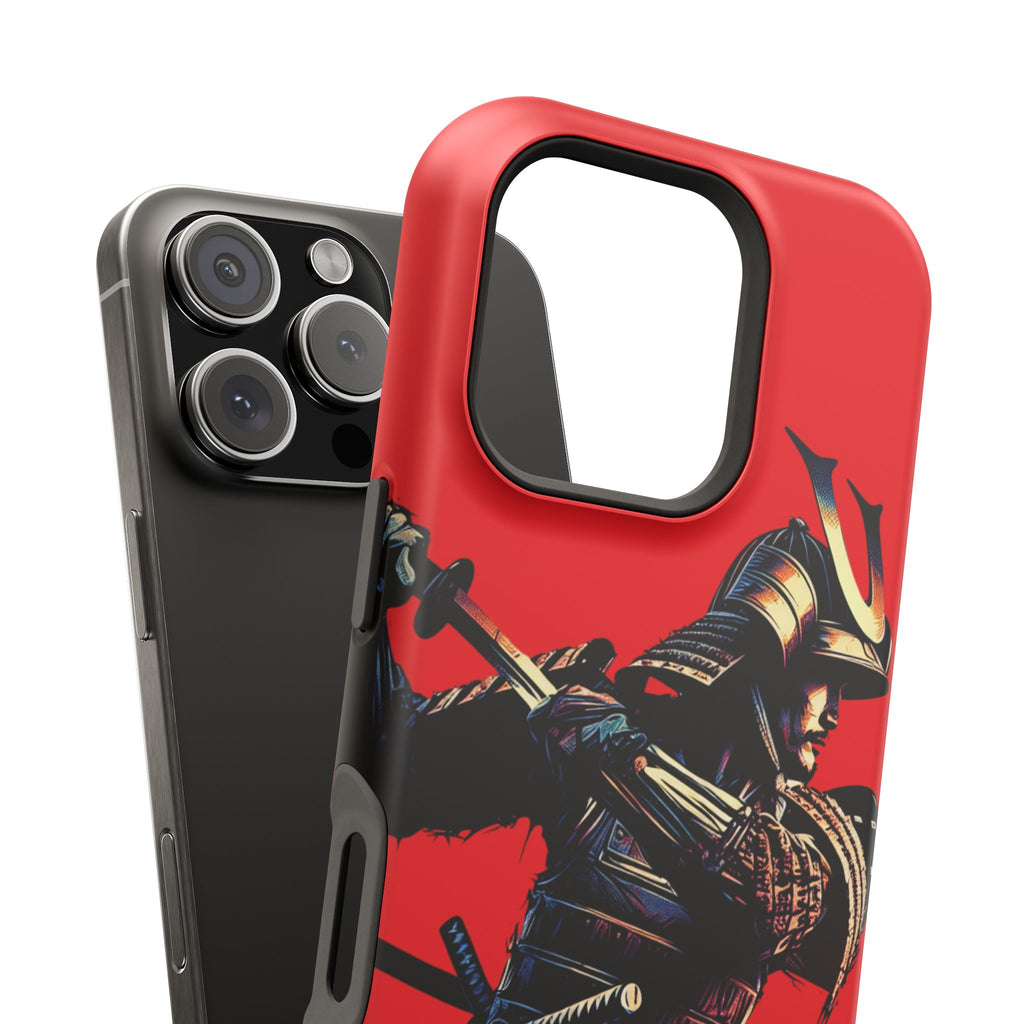 Impact Resistant Phone Case - Samurai Red Warrior