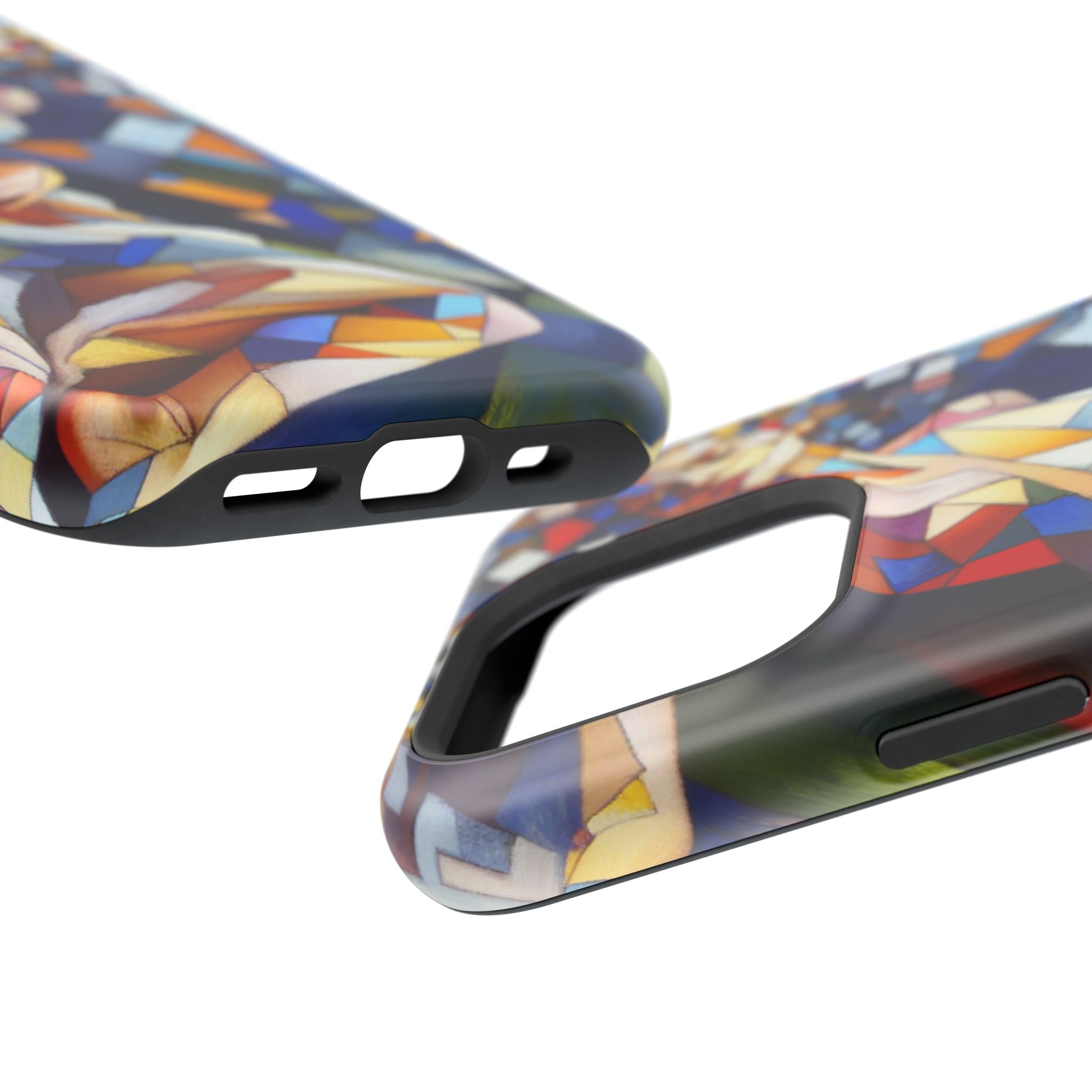 Impact Resistant Phone Case - Beautiful Woman Abstract Design Samsung