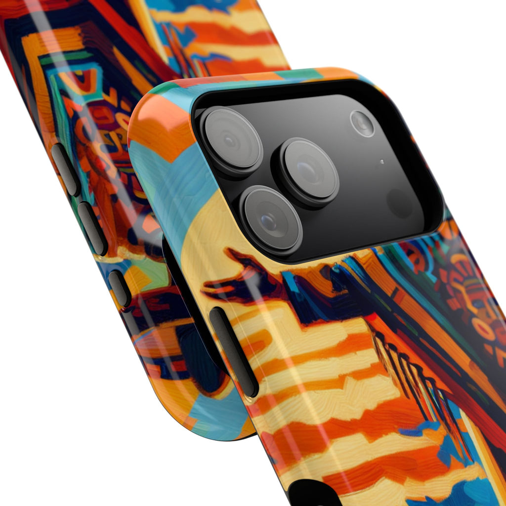 Impact Resistant Phone Case Sombrero Man Art