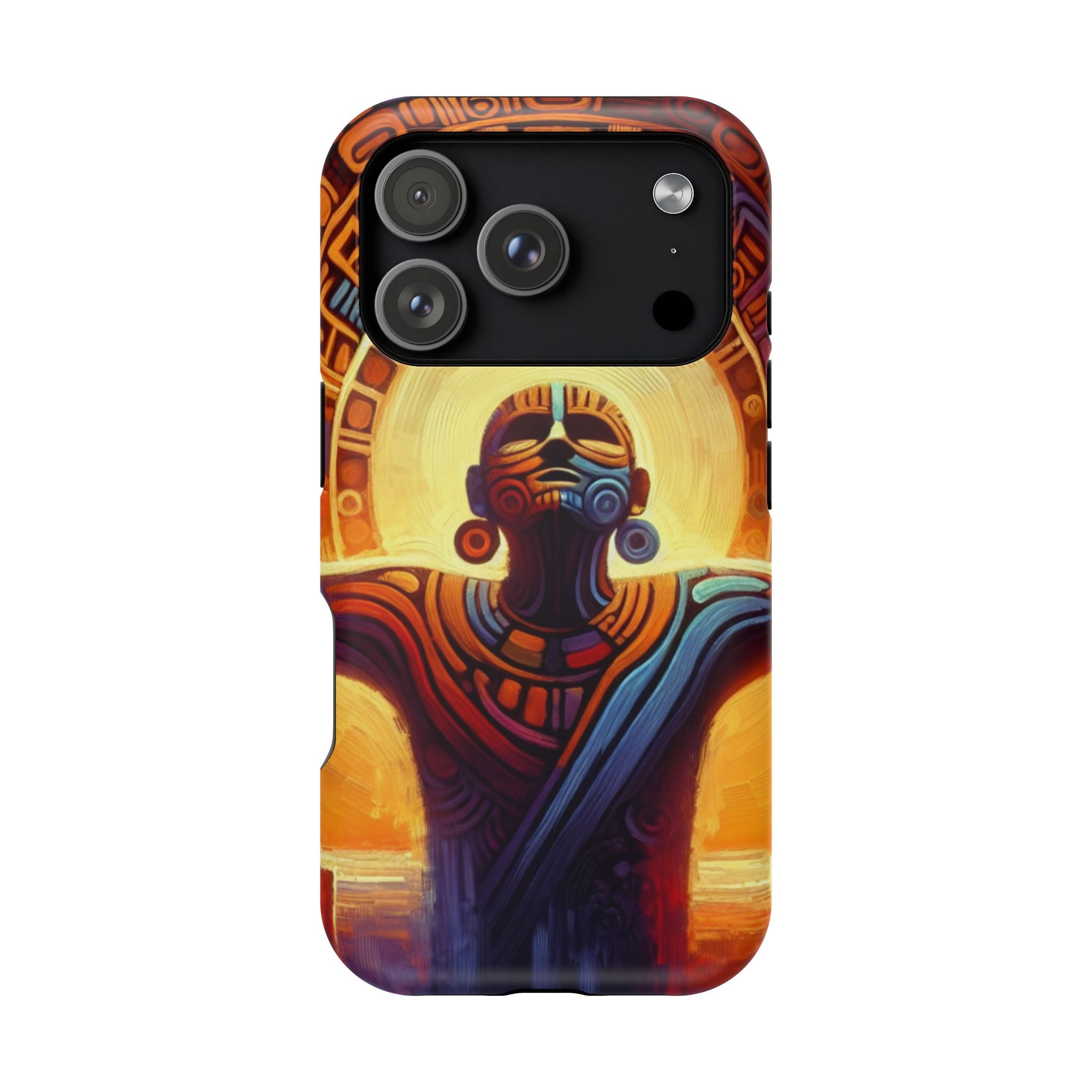 Impact Resistant Phone Case - Aztec Man